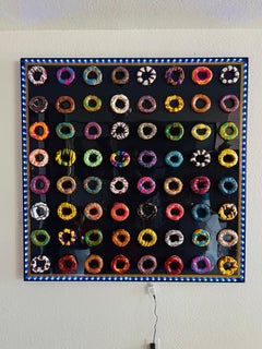 DONUT FESTIVAL IN MARS (opera d'arte a tecnica mista originale e unica nel suo genere)