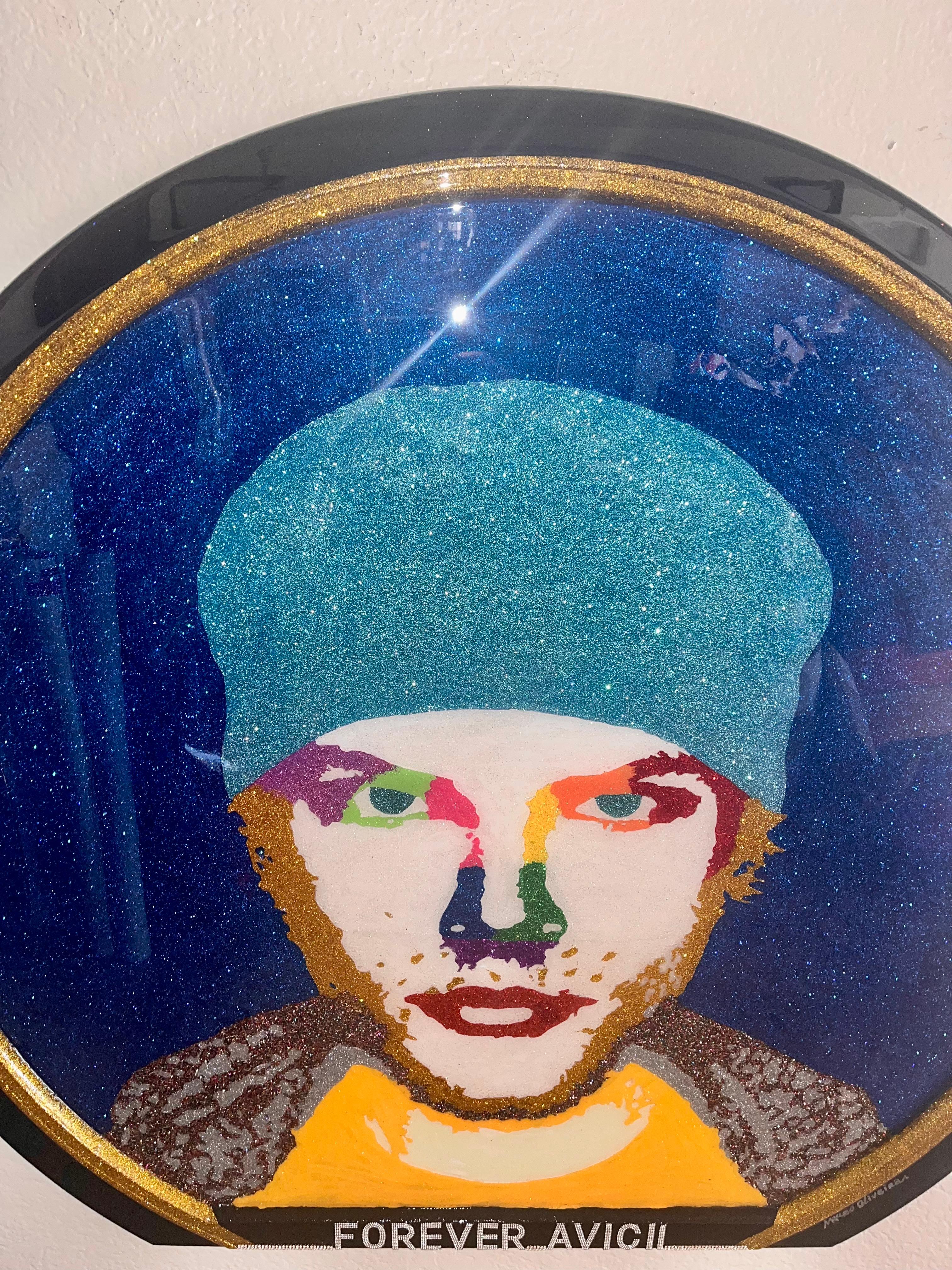 FOREVER AVICII (Original And One Of A Kind Mixed Media Art Masterpiece) For Sale 8
