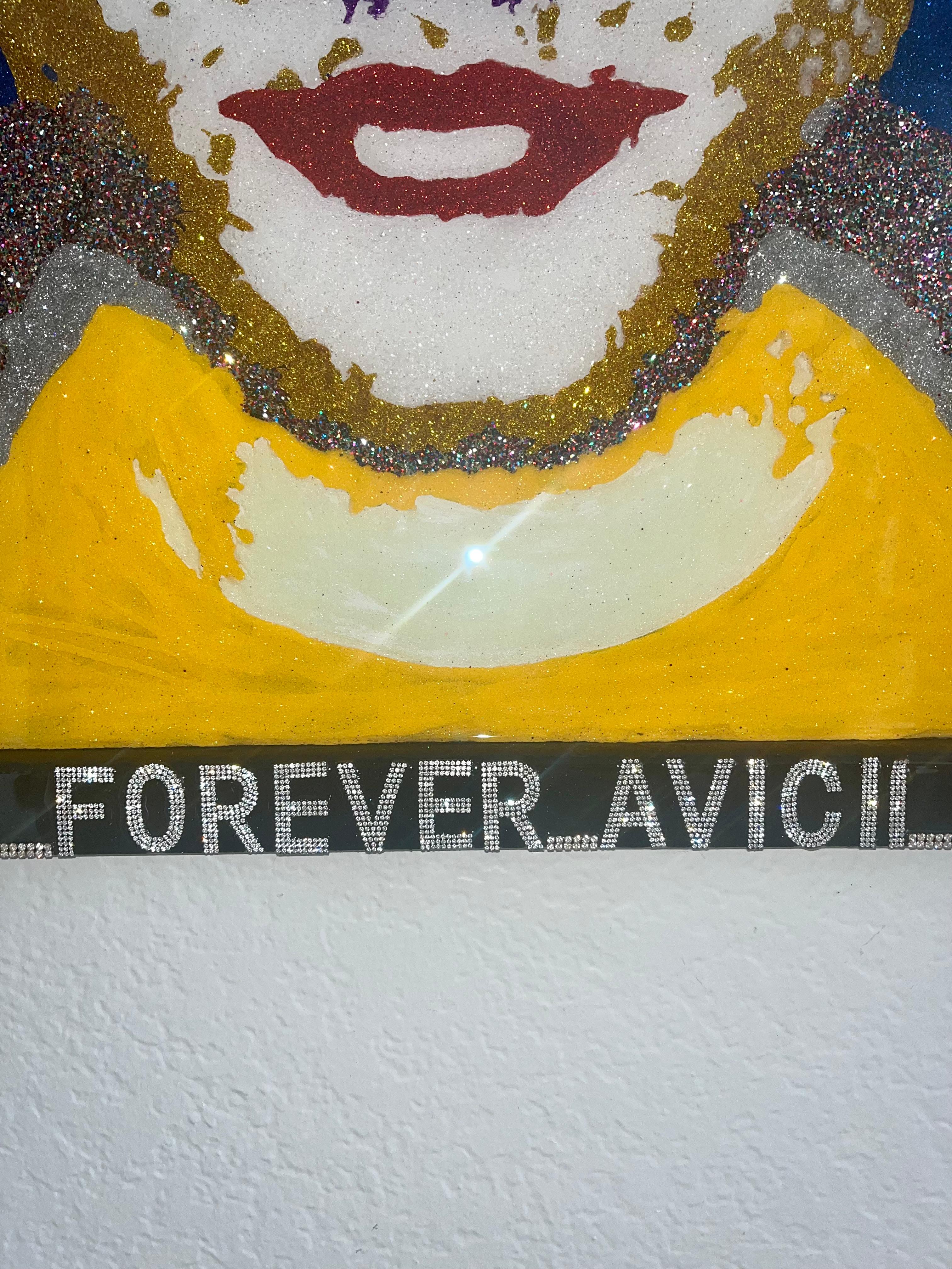 FOREVER AVICII (Original And One Of A Kind Mixed Media Art Masterpiece) For Sale 7