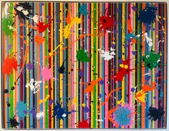 FORTH OF JULY I - Original And Framed Mixed Media Artwork
