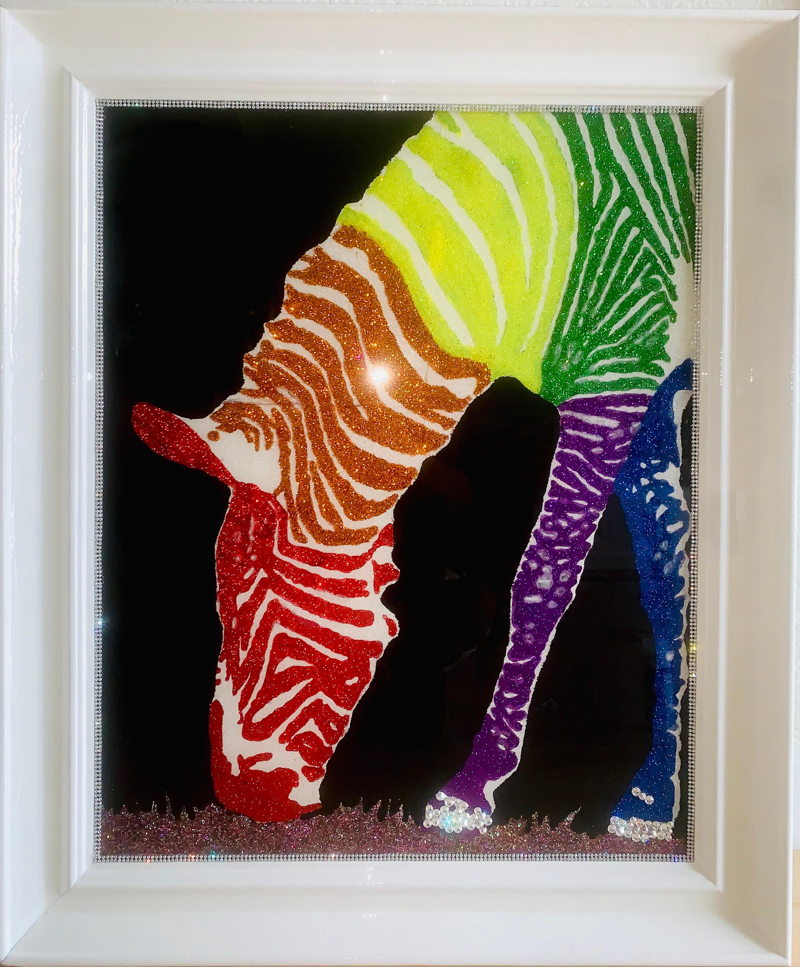 Colorful Happy Pride Month II (œuvre d'art originale en techniques mixtes) - Mixed Media Art de Mauro Oliveira