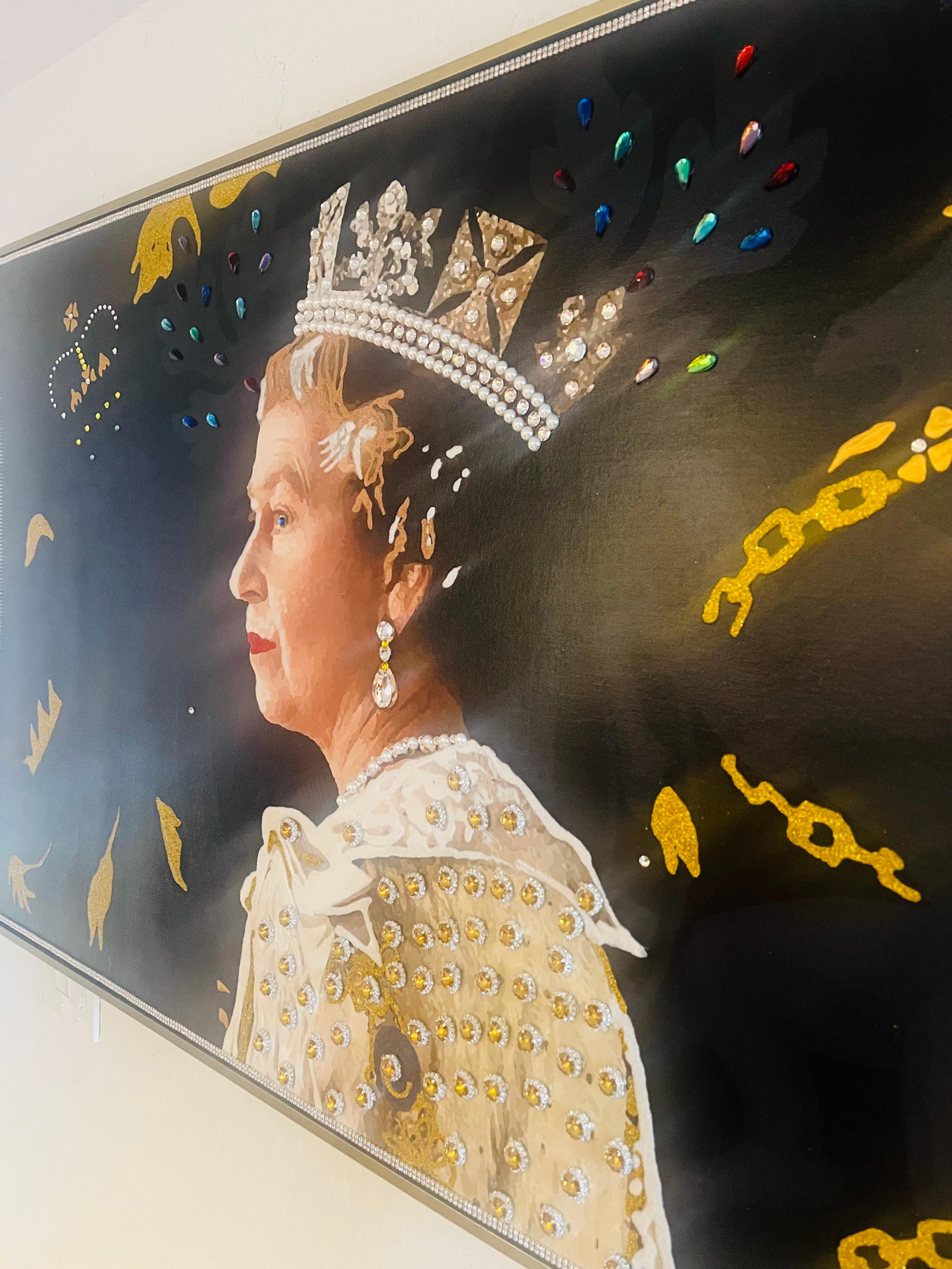                  **ANNUAL SUPER SALE TIL JUNE 15th ONLY**
*This Price Won't Be Repeated Again This Year - Take Advantage Of It*

Her Majestic Queen Elizabeth is the THIRD and final homage of the artist to the greatest and most relevant queen of