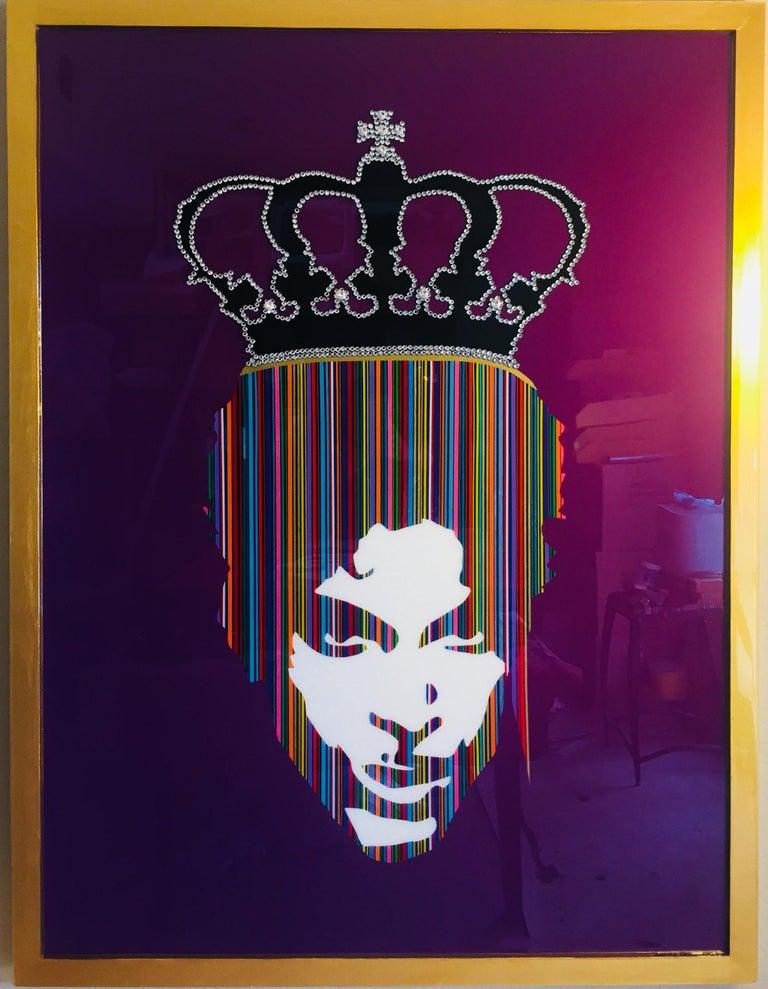 Rey Príncipe I (Obra de arte original en técnica mixta enmarcada)