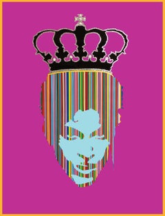 King Prince II (Orignal MixedMedia Framed Artwork)