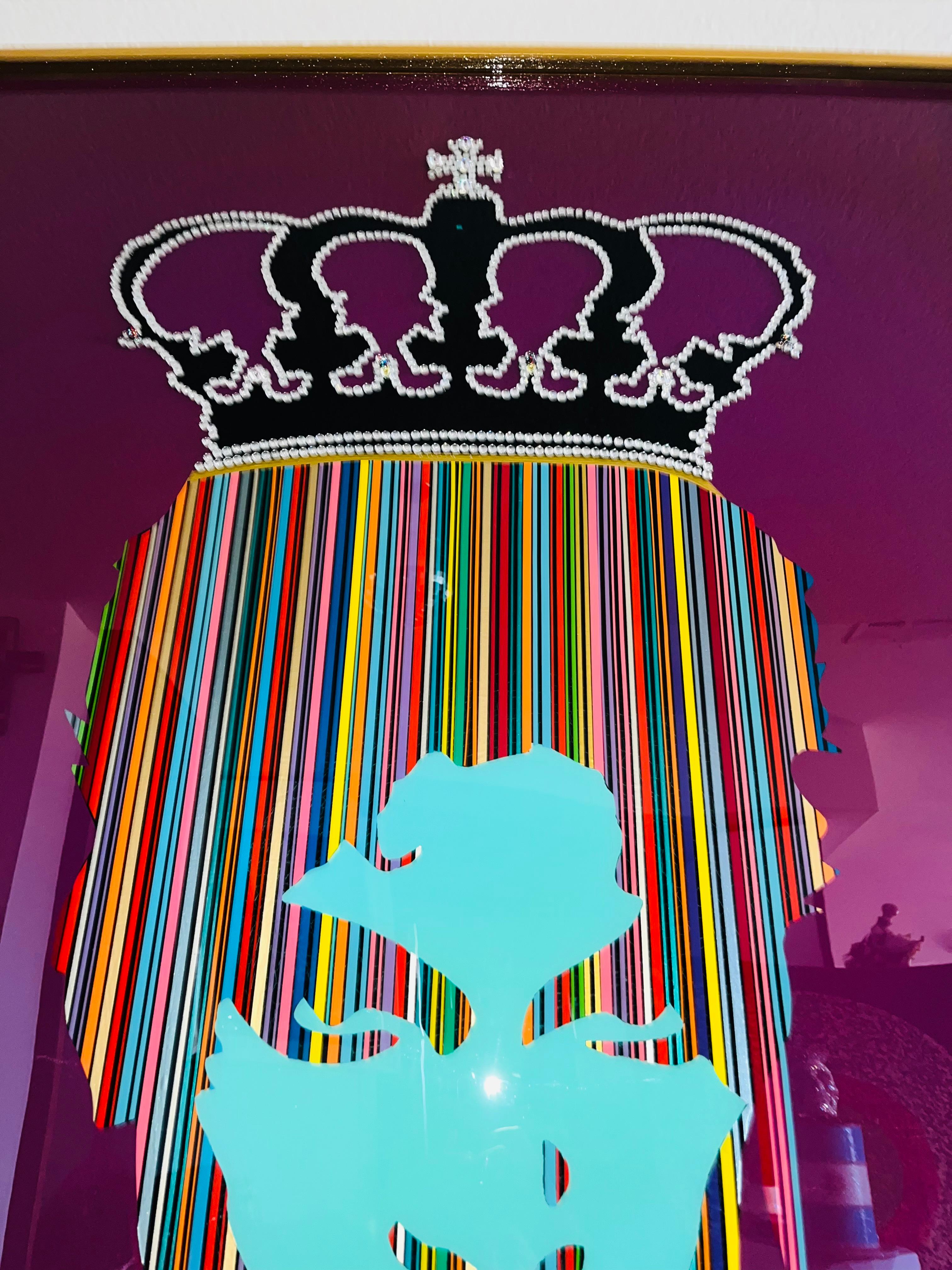 King Prince II (Orignal MixedMedia Framed Artwork) 6