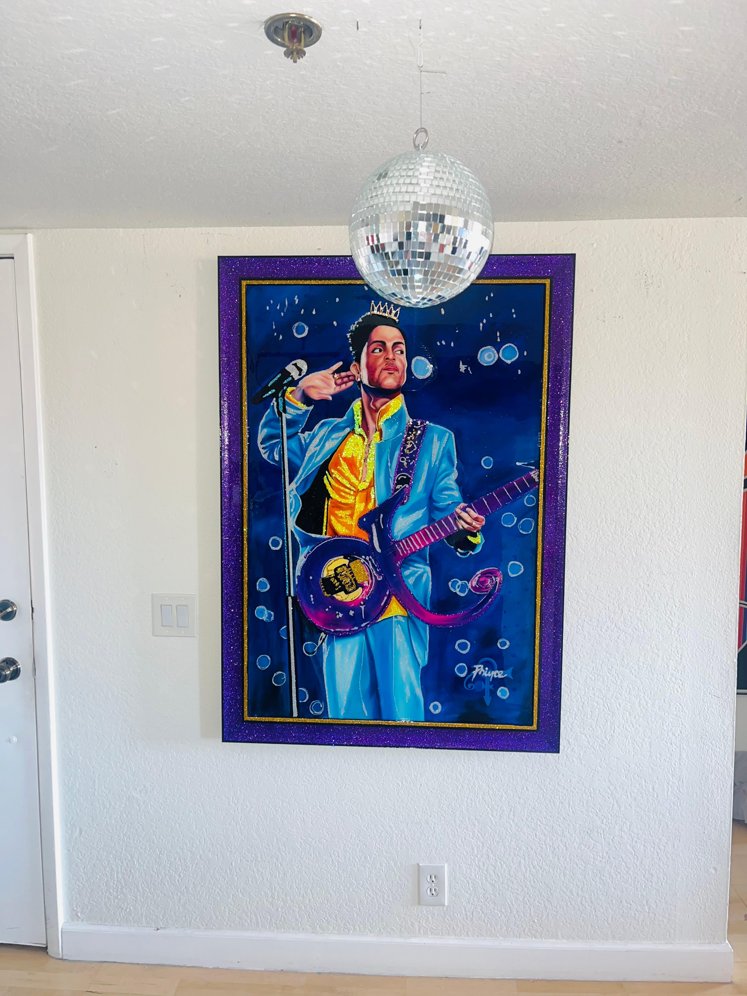 KING PRINCE OF POP (Original and Framed One Of  A Kind Masterpiece) For Sale 10