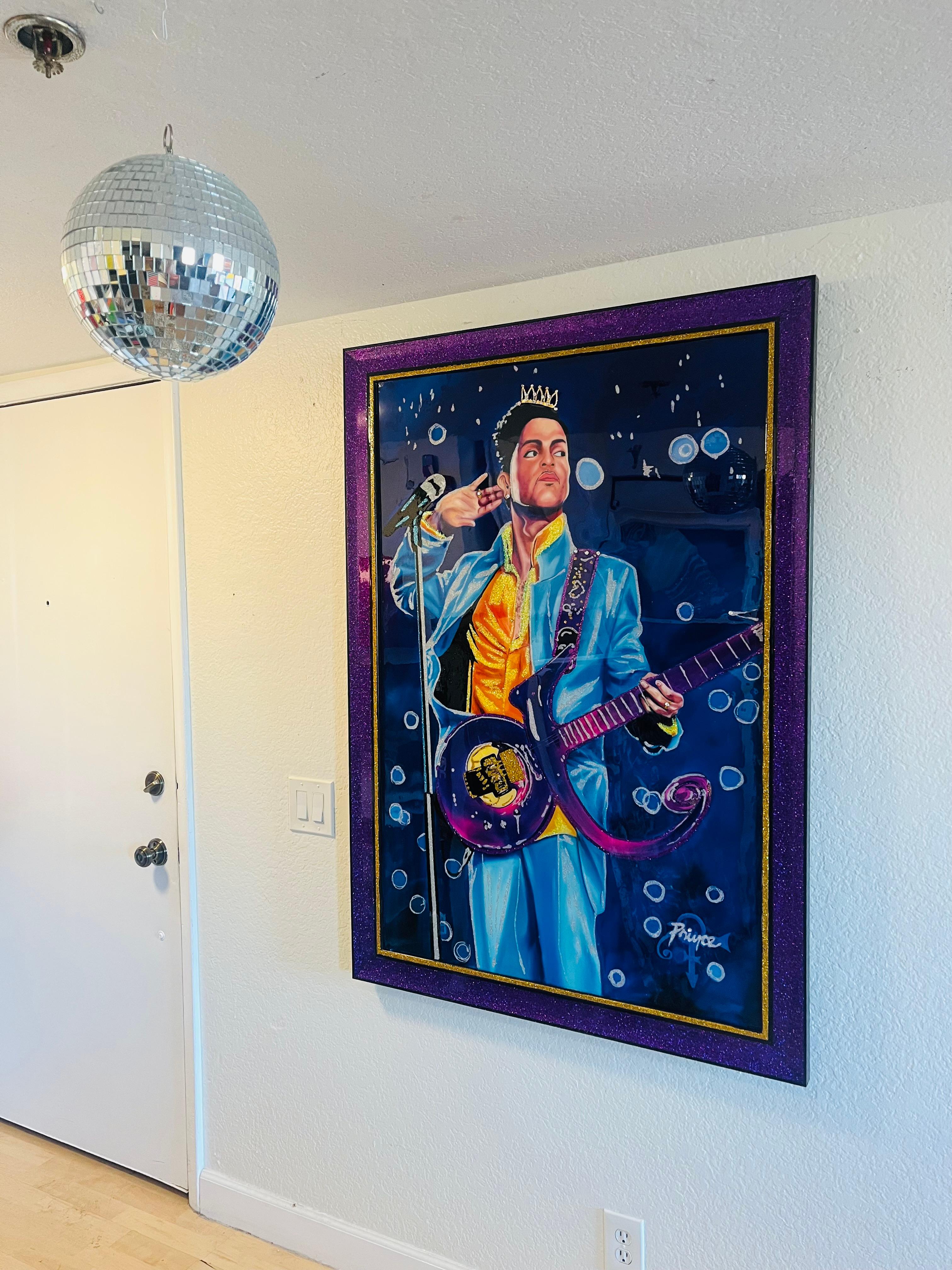 KING PRINCE OF POP (Original and Framed One Of  A Kind Masterpiece) For Sale 1