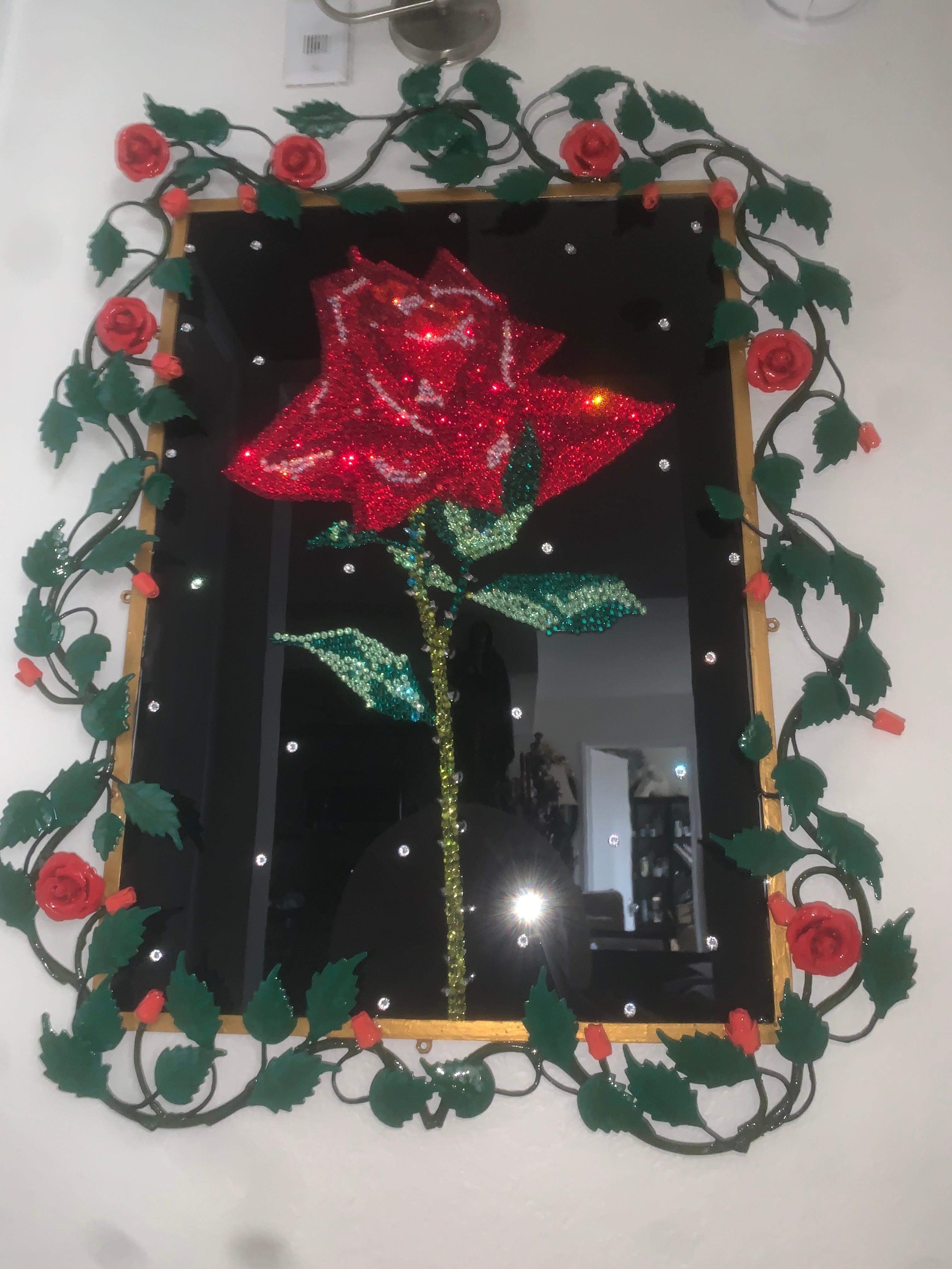 THE FOREVER LOVE ROSE (Original And One Of A Kind Mixed Media Artwork) For Sale 15