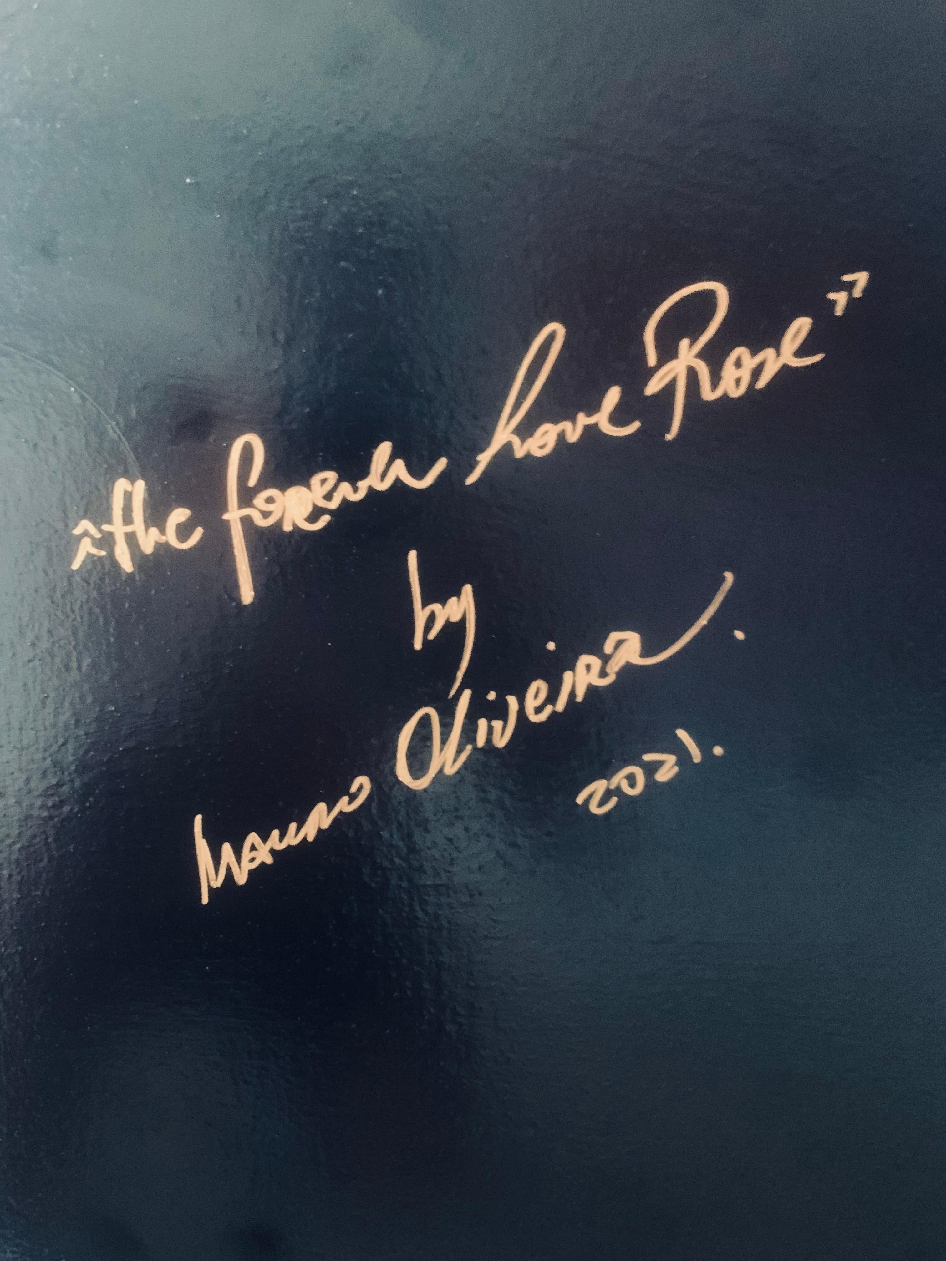 THE FOREVER LOVE ROSE (Originales und einzigartiges Mixed Media-Kunstwerk) im Angebot 15