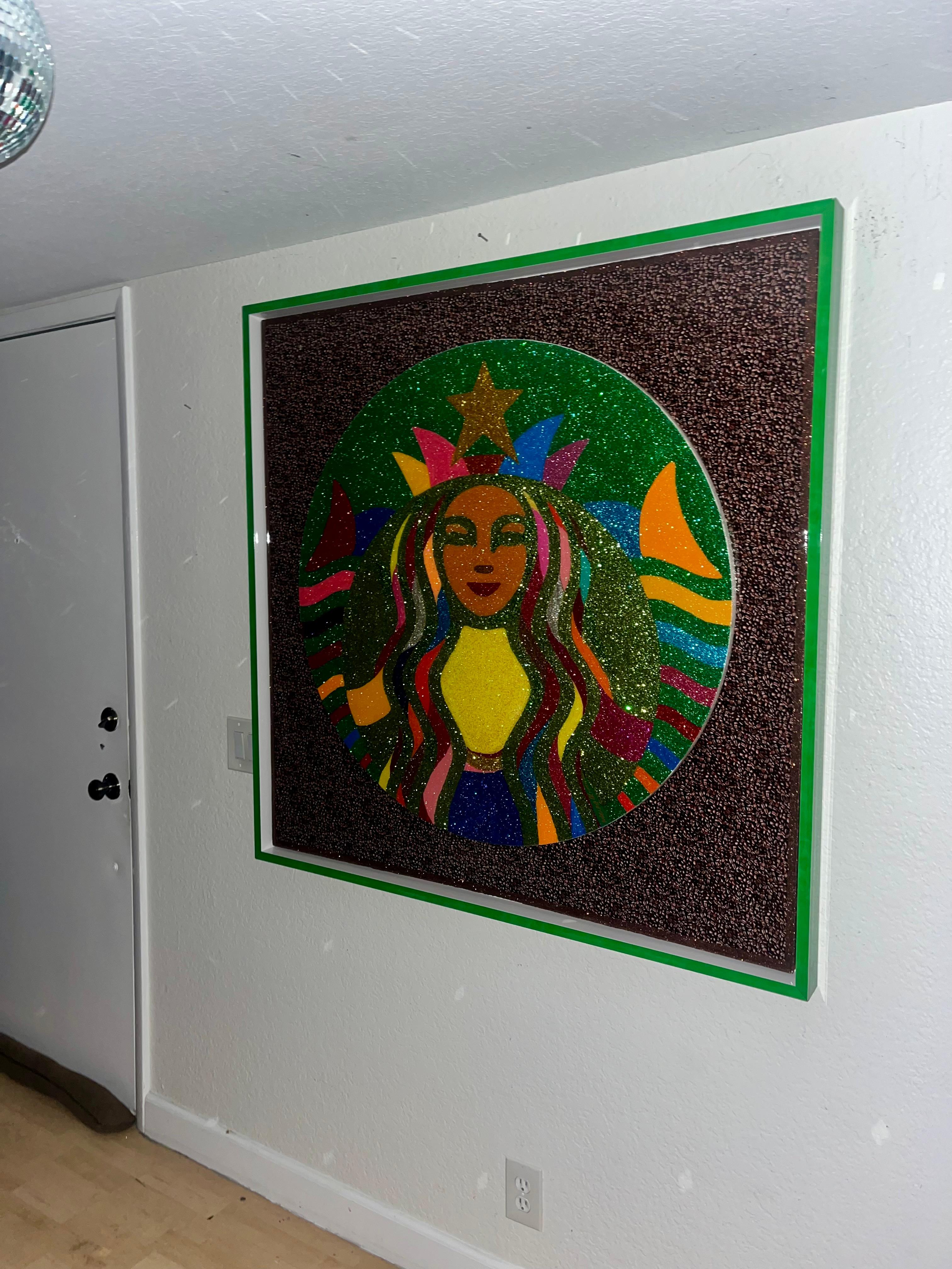 LA SIRENA DE STARBUCKS (Obra maestra original de la sirena única de Starbucks) en venta 3