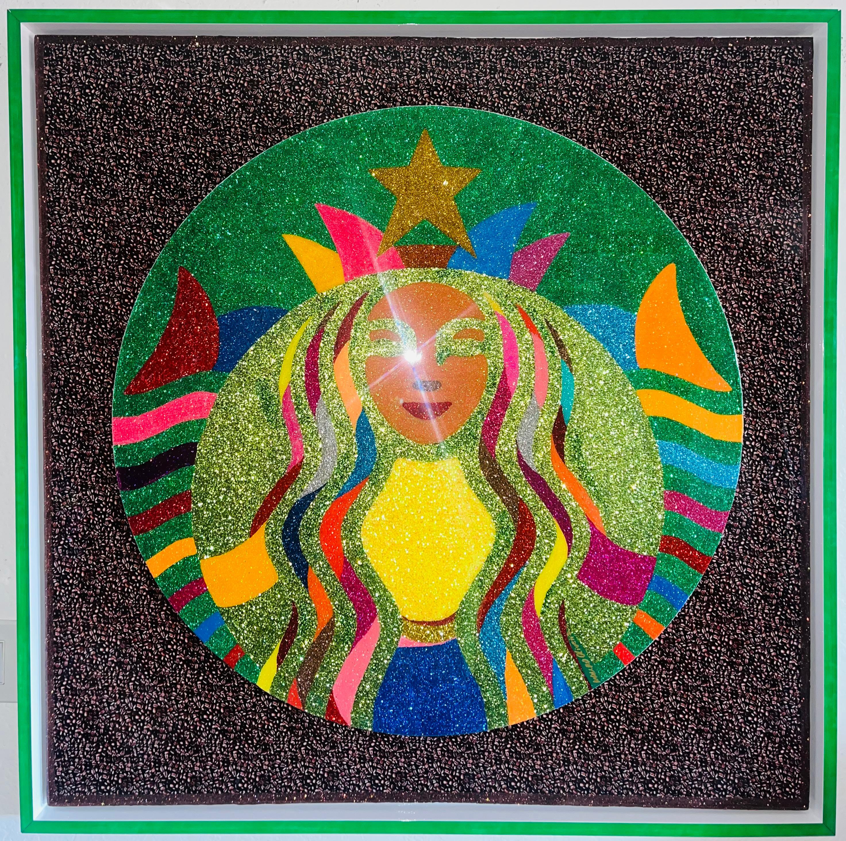 THE STARBUCKS SIREN (The Starbucks One Of A Kind Siren Original Masterpiece) - Art by Mauro Oliveira