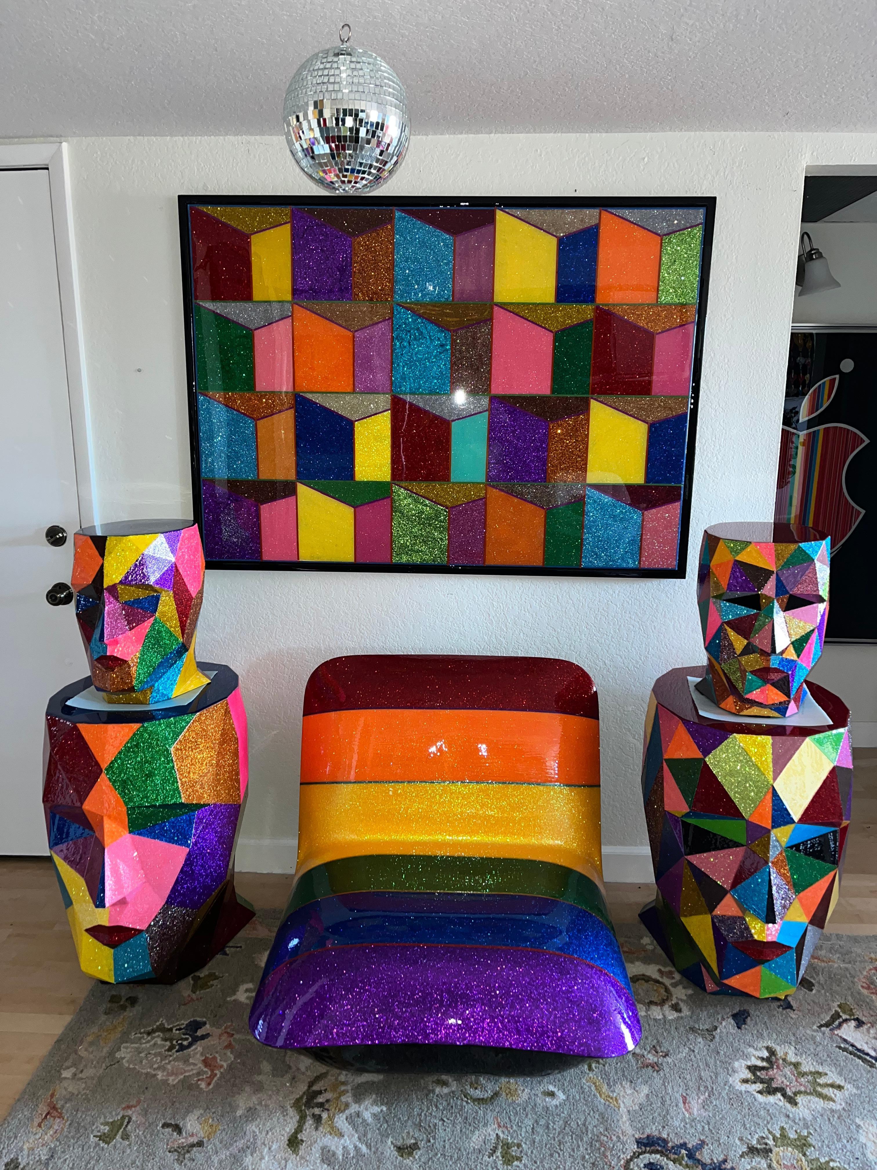 WORLD'S HAPPIEST ROOM (7 Original Pieces - ALL One Of A Kind Art Installation) 12