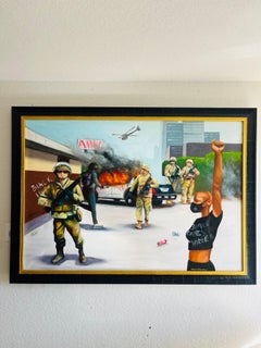 Framed Mixed Media Painting 'Black Lives Matter: The Masterpiece'