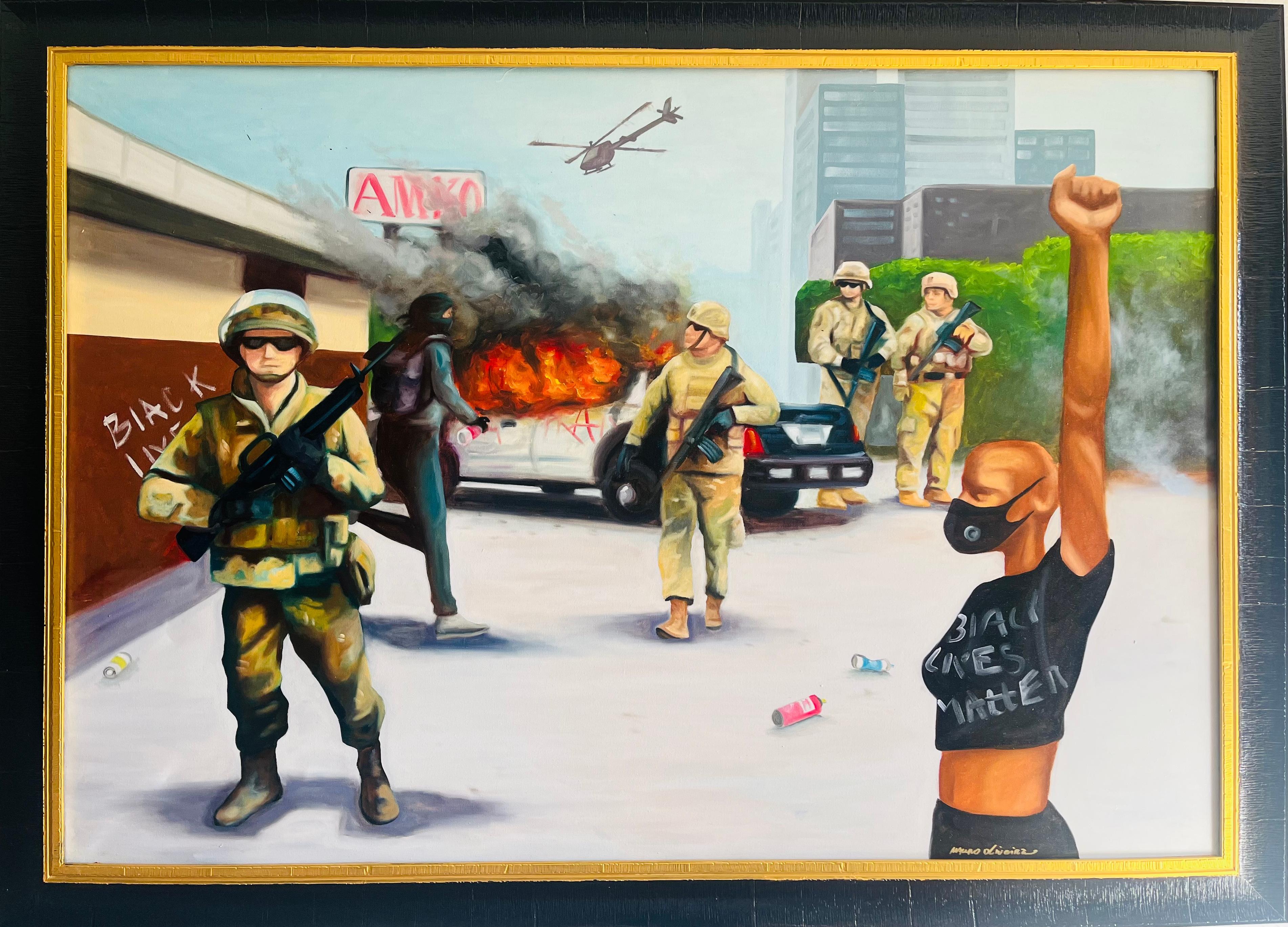 BLACK LIVES MATTER: The Masterpiece (One Of A Kind Mixed Media Painting)