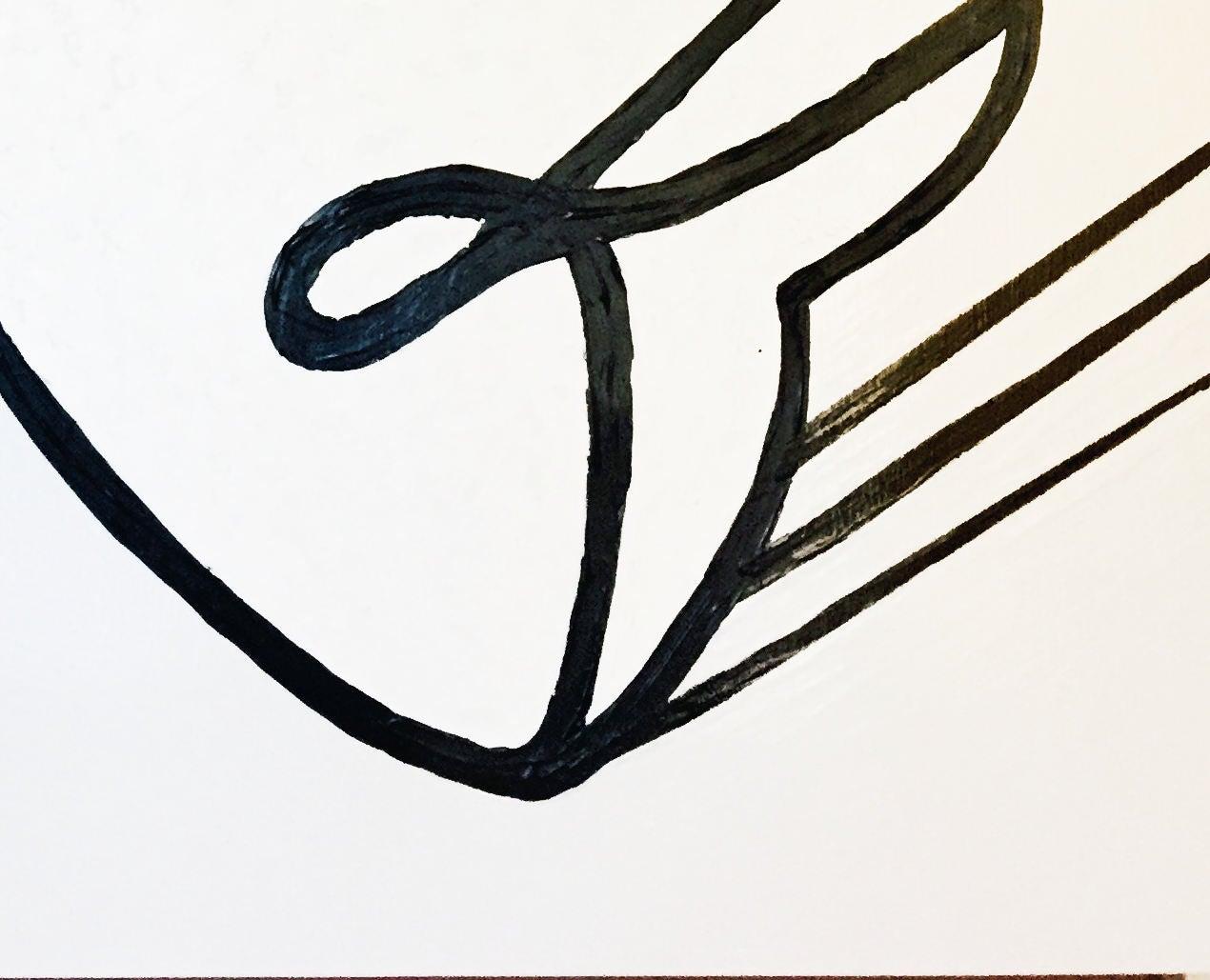 Speedy Snoopy (Opera originale su pannello di Wood) in vendita 1