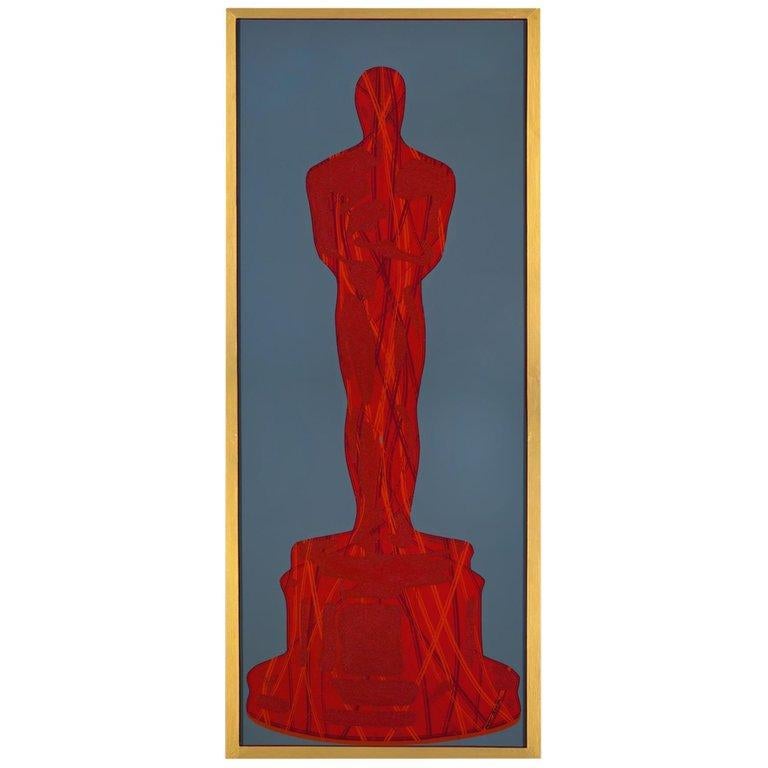 Mauro Oliveira Abstract Painting - The Bloody Oscar