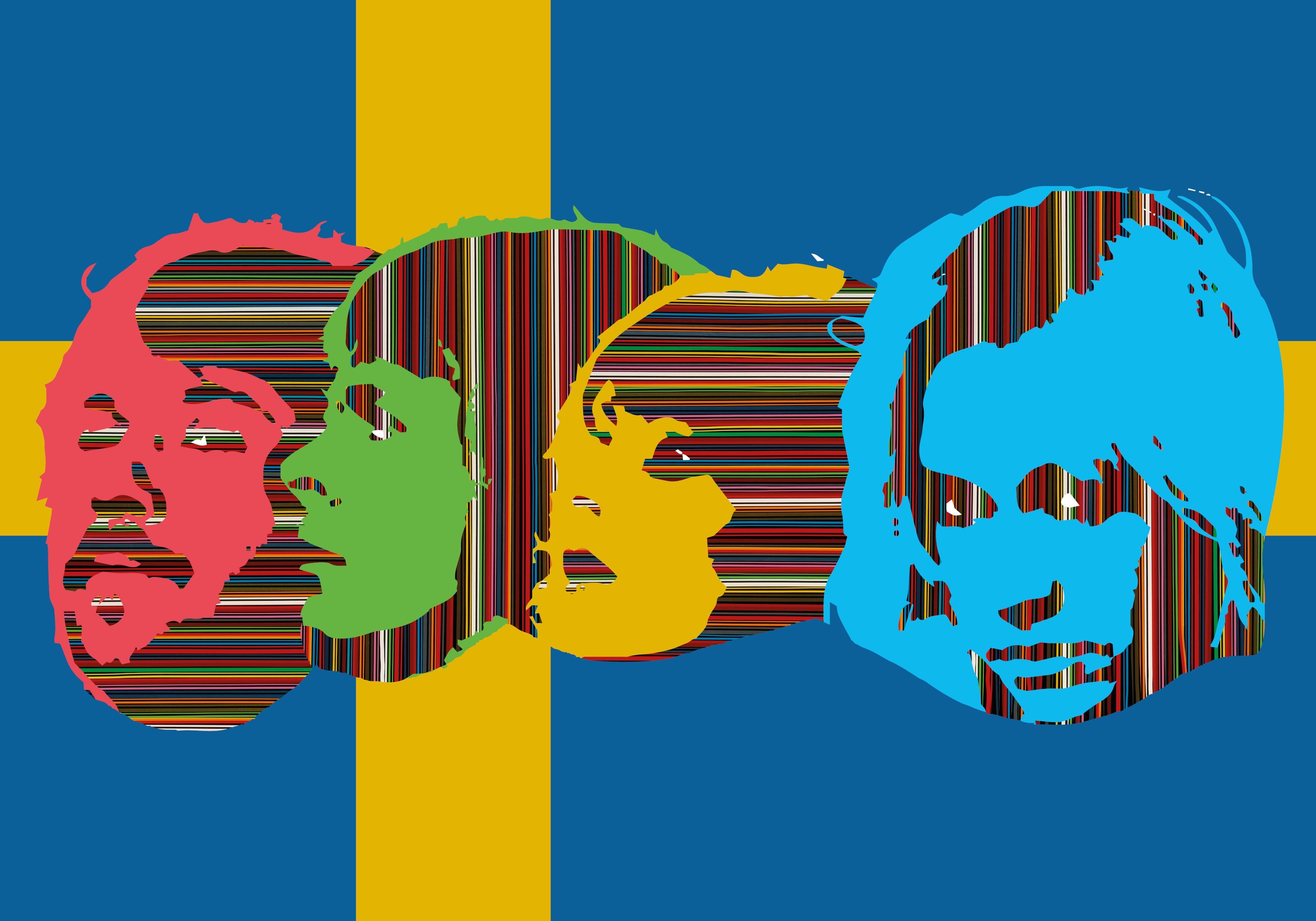 ABBA FOREVER AND EVER II (FLAG VERSION) (Limited Edition Of Only 30 Prints)