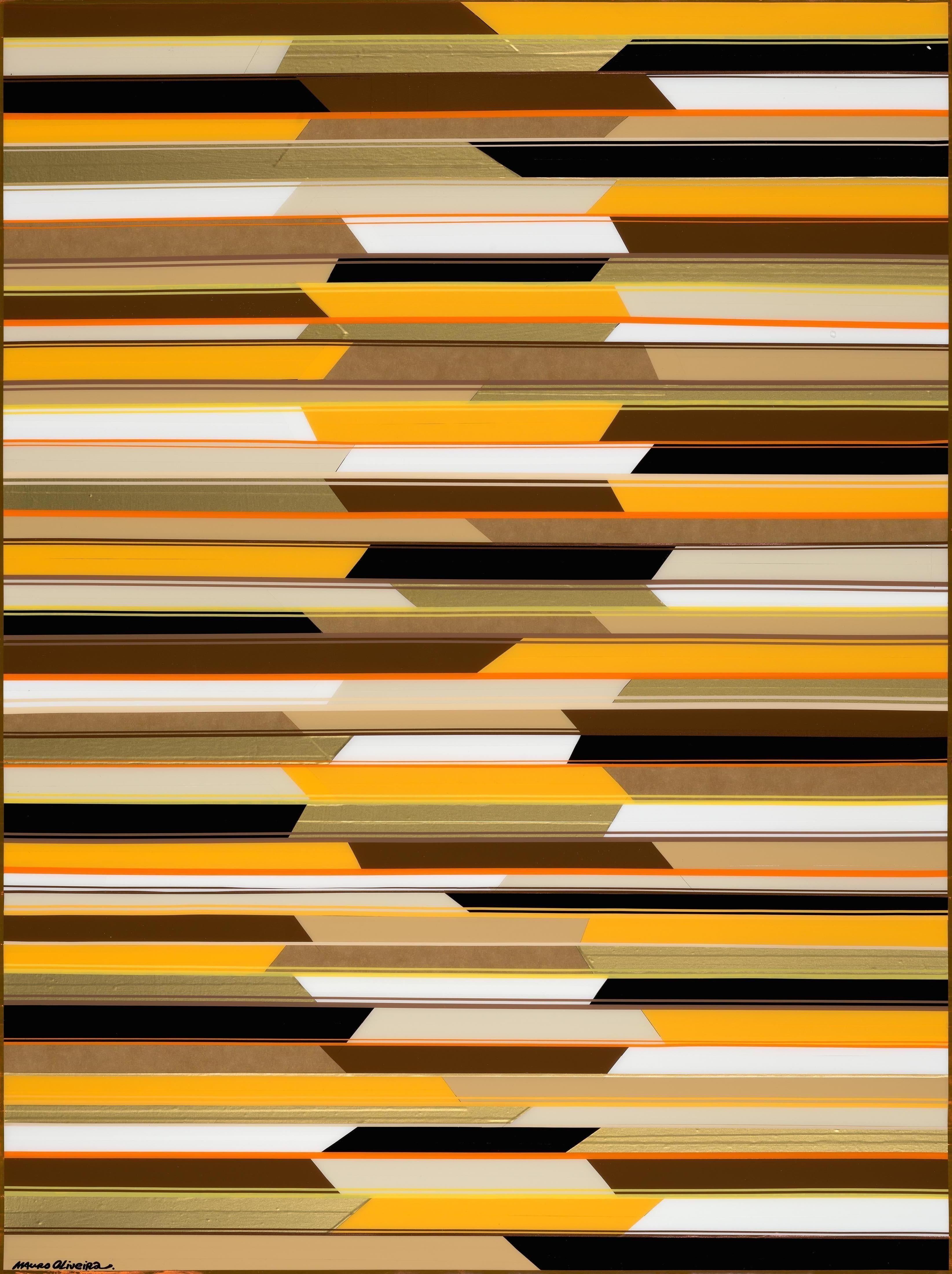 African Serengeti (Limited Edition of Only 30 Prints) - Beige Abstract Print by Mauro Oliveira