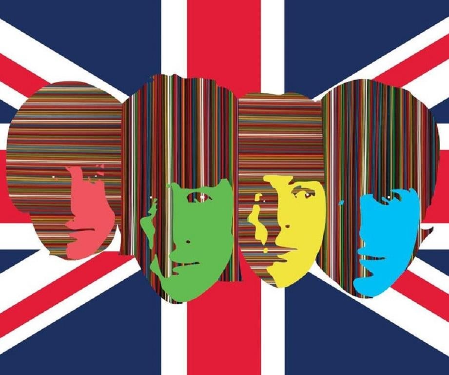 british flag pop art