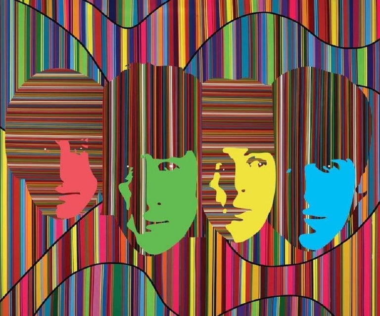 FRINTI™ Fully Framed Approximately 9x12” Psychedelic Alien Pop Art Print On an Original and Authentic Antique Dictionary Page FRINTI™ Fully Framed Approximately 9x12” Psychedelic Alien Pop Art Print On an Original and Authentic Antique Dictionary Page