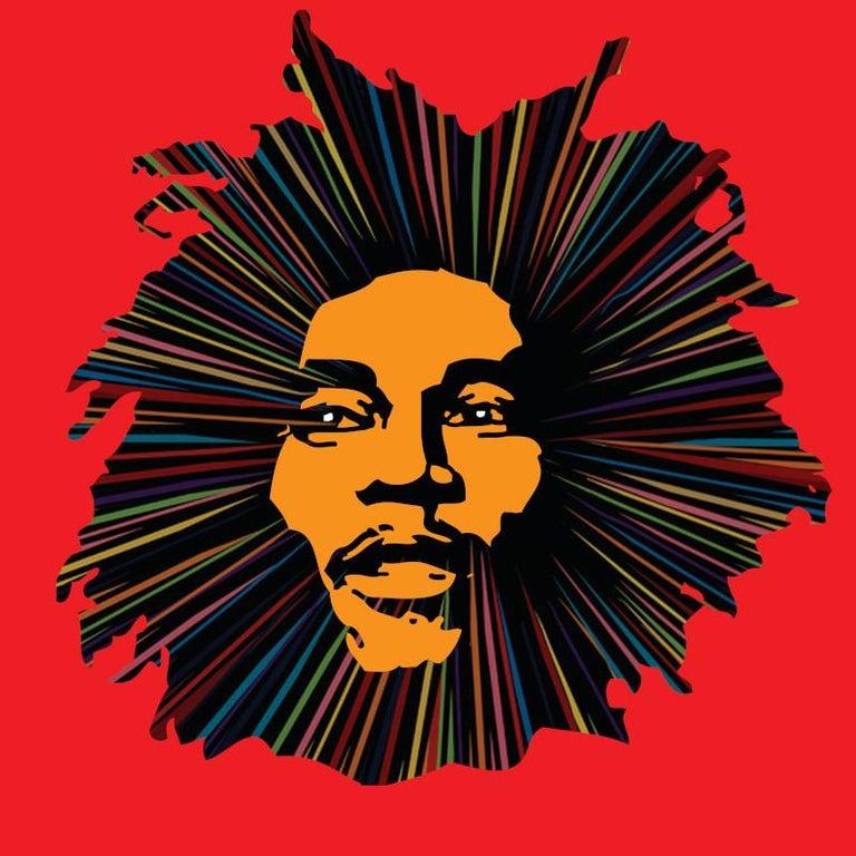 Mauro Oliveira Portrait Print – Bob Marley: This Is Love II (Druck inimitierter Auflage)