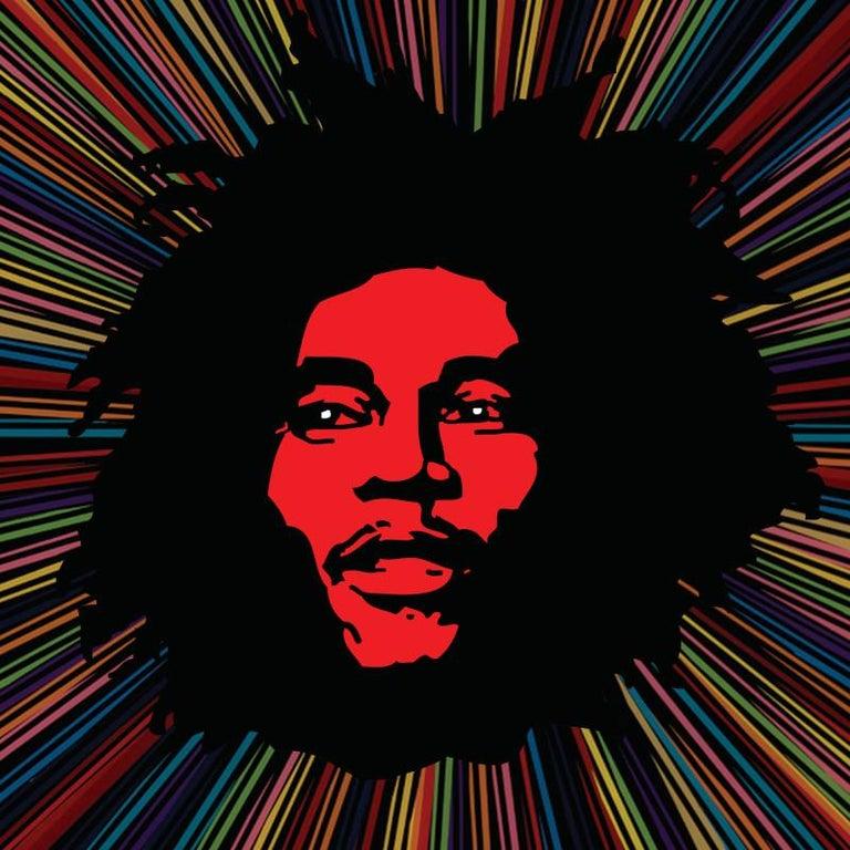 Mauro Oliveira Portrait Print – Bob Marley: This Is Love IV (Druck inimitierter Auflage)