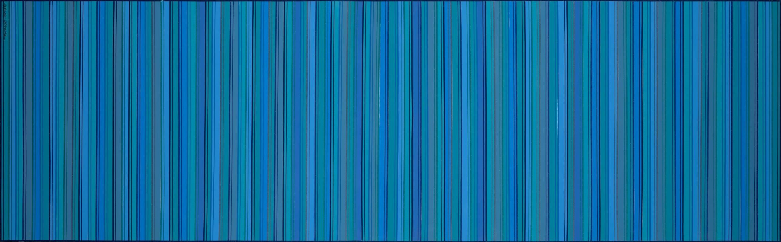 Caribbean Window I (Limited Edition Print) - Blue Abstract Print by Mauro Oliveira