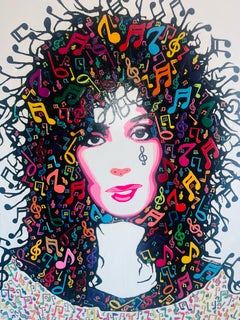 Cher The Music : impression sur toile en édition limitée au format 48 × 60, avec certificat d'authenticité.