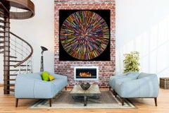 Colorful RainBow Epicenter II (Limited Edition of 30 Prints - BLACK BACKGROUND)