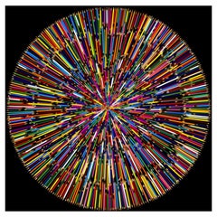 Colorful RainBow Epicenter II (Limited Edition of 30 Prints - BLACK BACKGROUND)