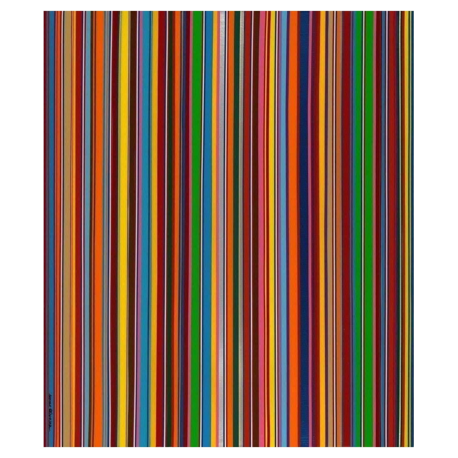 Mauro Oliveira Abstract Print – COLORFUL RAINBOW RAIN III (Druck in limitierter Auflage von nur 30 Stück)