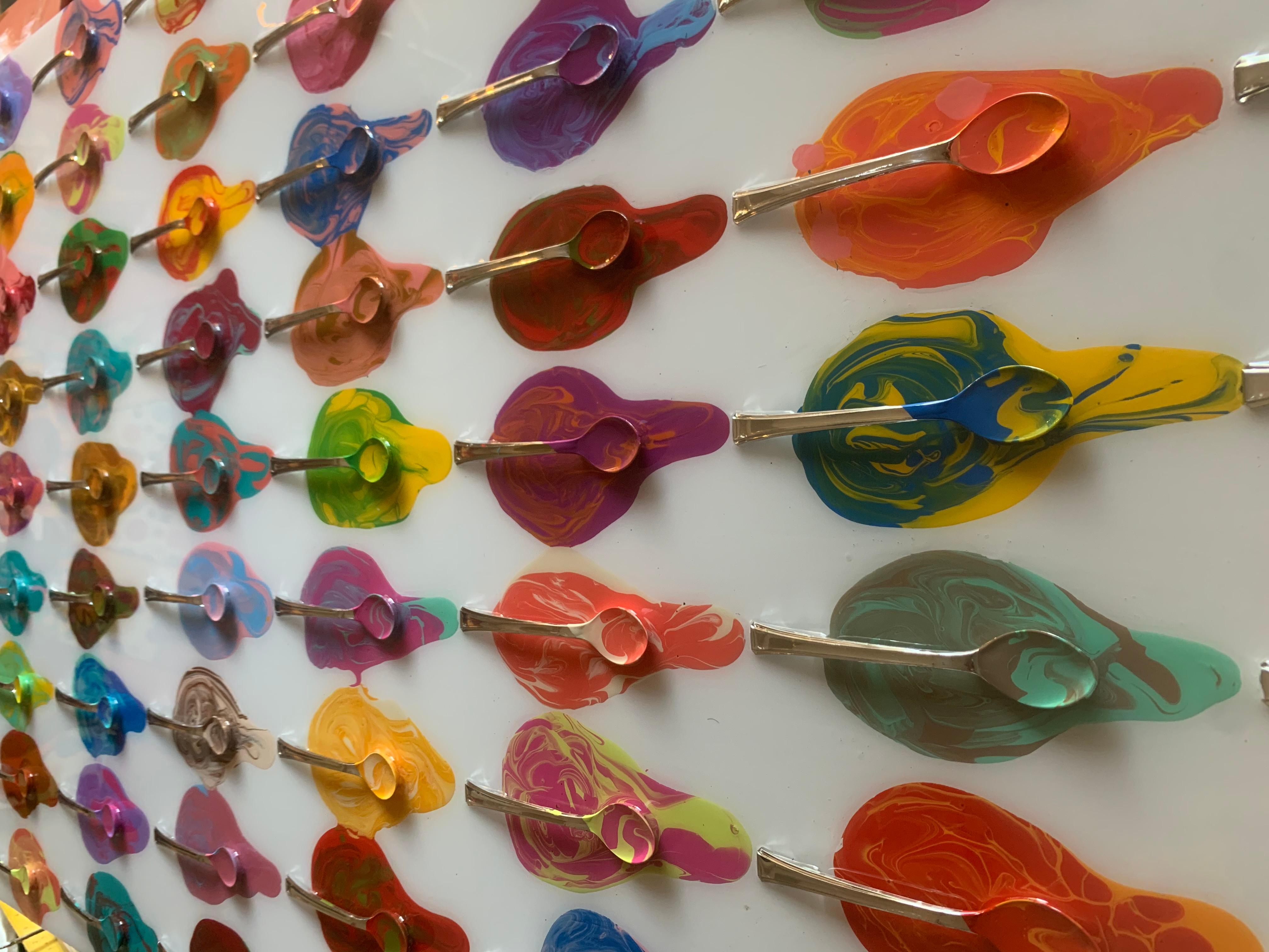 Colorful Rome Tutti Frutti IceCream Tasting Festival (Limited Edition Print) en venta 11