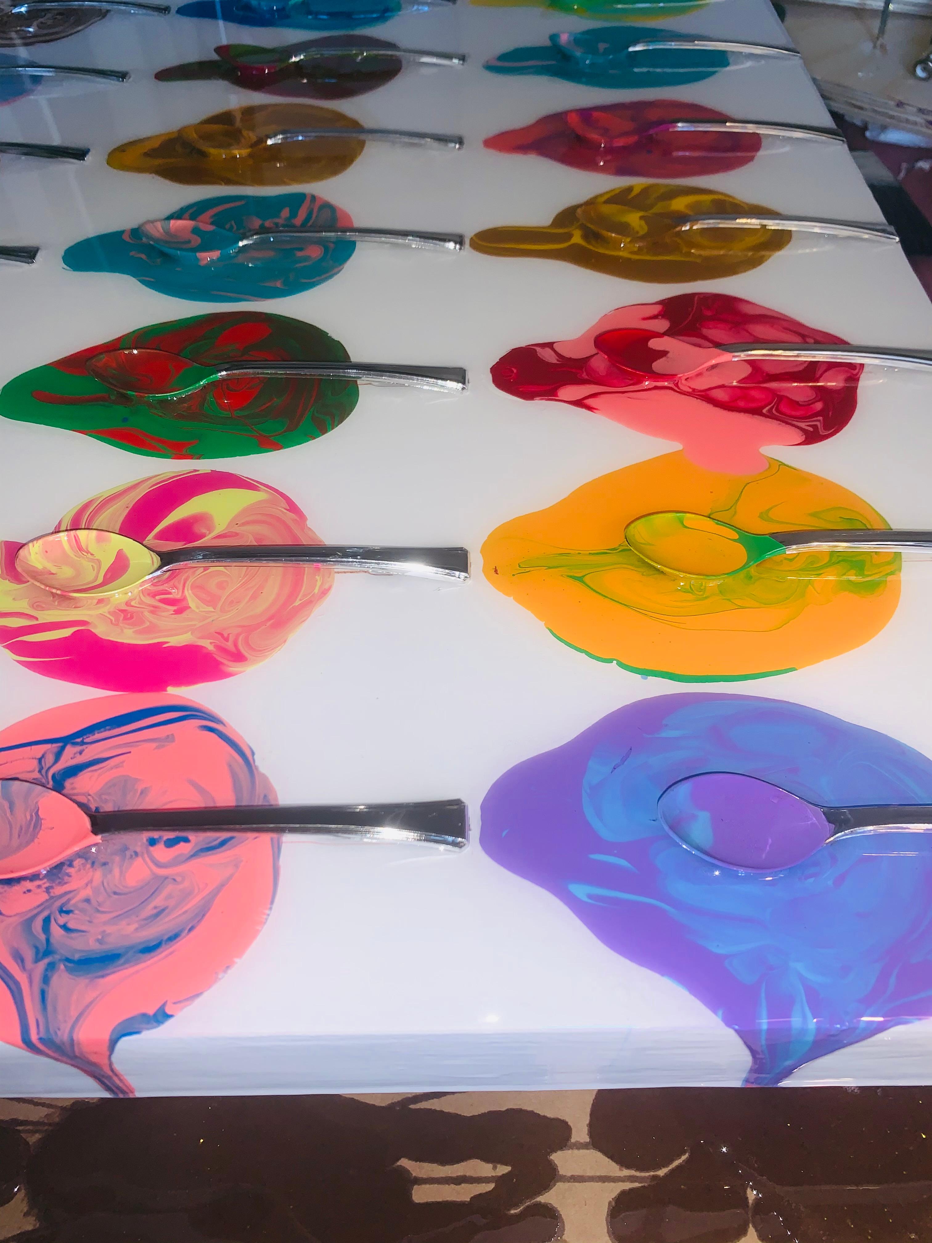 Colorful Rome Tutti Frutti IceCream Tasting Festival (Limited Edition Print) en venta 12