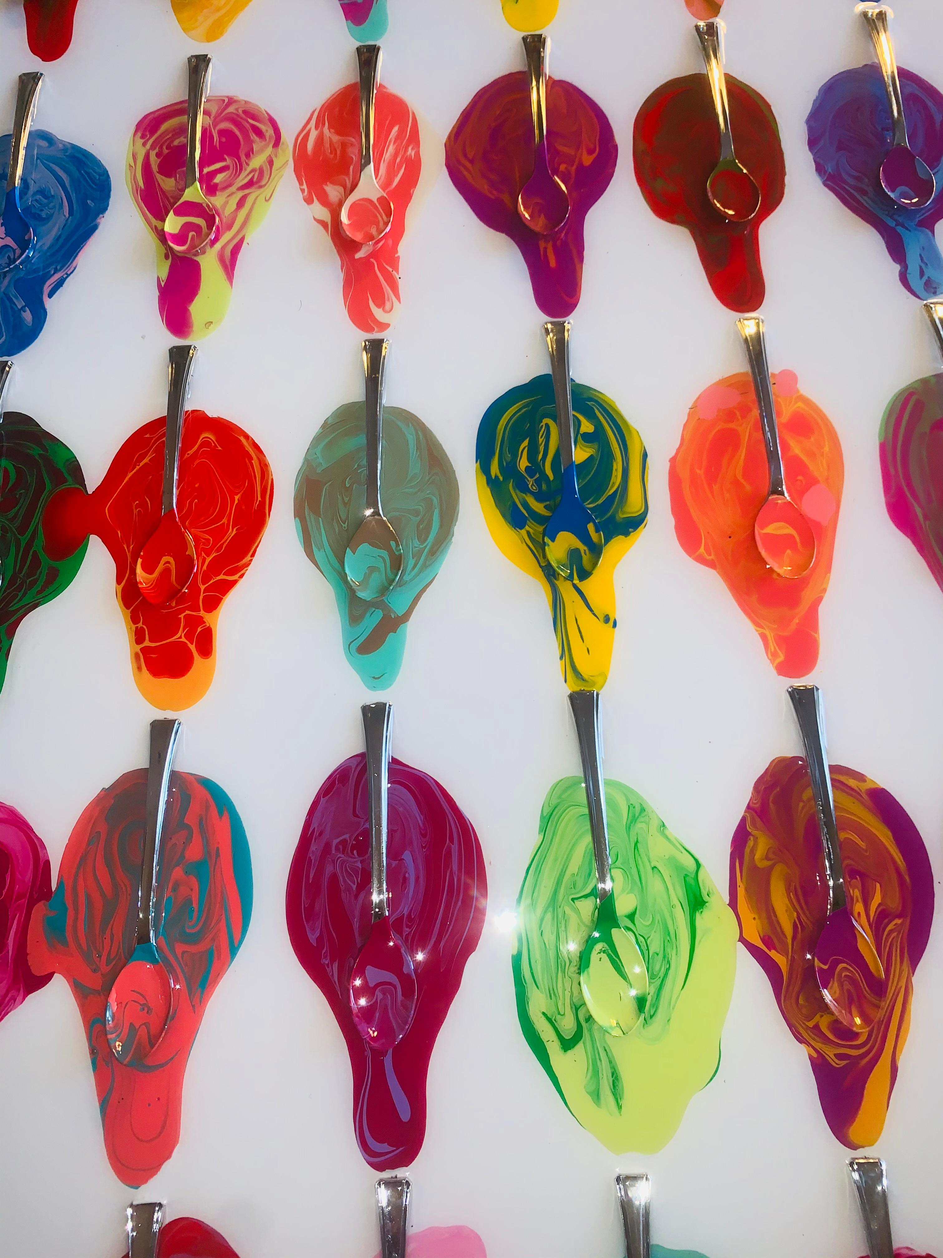 Colorful Rome Tutti Frutti IceCream Tasting Festival (Limited Edition Print) en venta 3