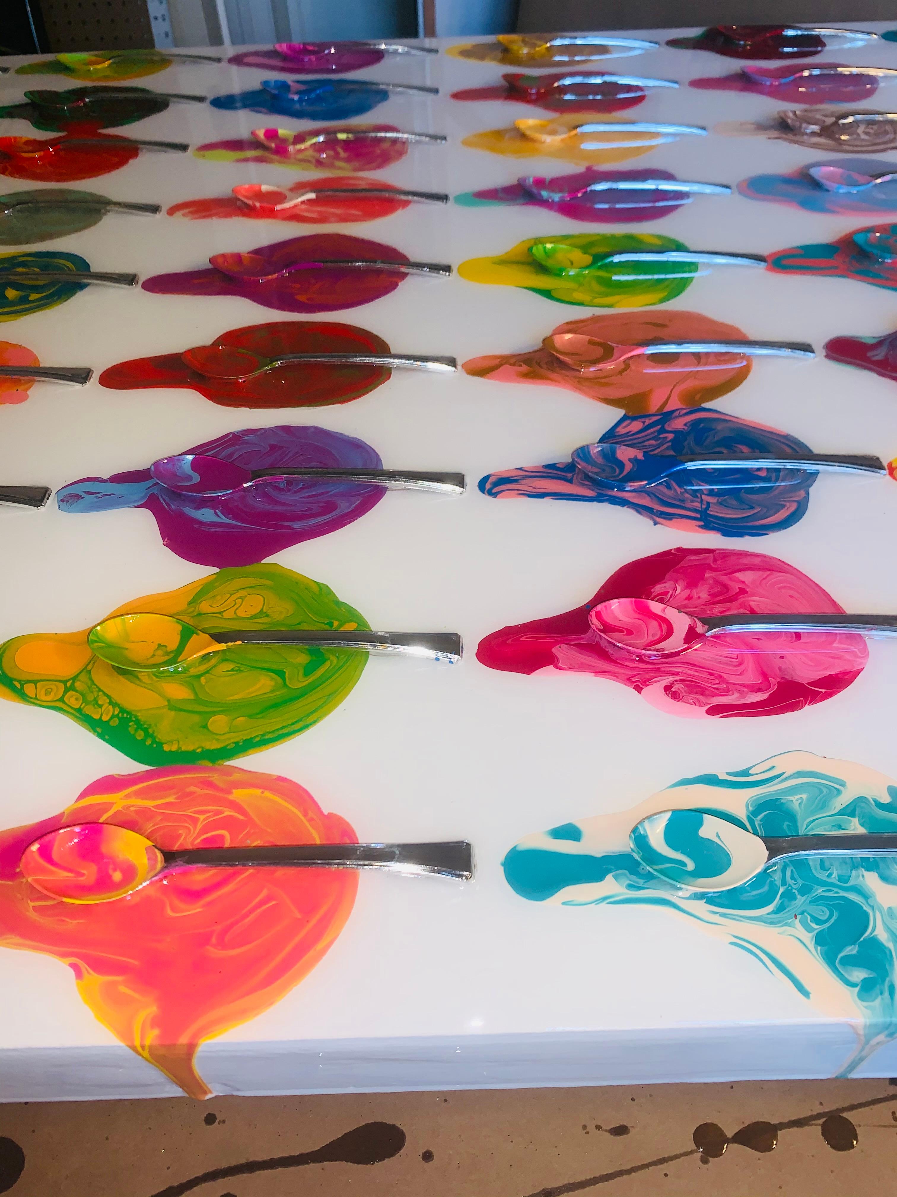 Colorful Rome Tutti Frutti IceCream Tasting Festival (Limited Edition Print) en venta 5