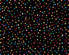 COLORFUL WATERCOLOR FESTIVAL I (Limited Edition Of Only 30 48X60 Prints -Canvas)