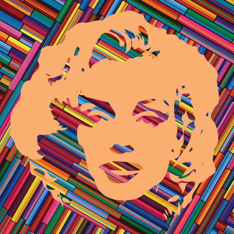Mauro Oliveira Portrait Print - Marilyn Forever VII (Limited Edition Print)