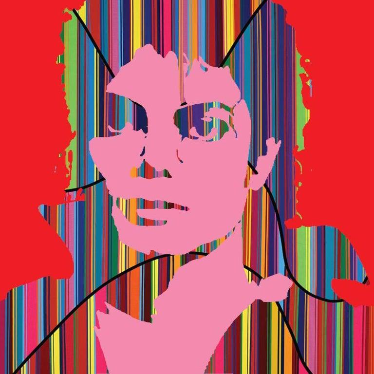 Mauro Oliveira Portrait Print – MJ: Super Pop II (Druck inimitierter Auflage)