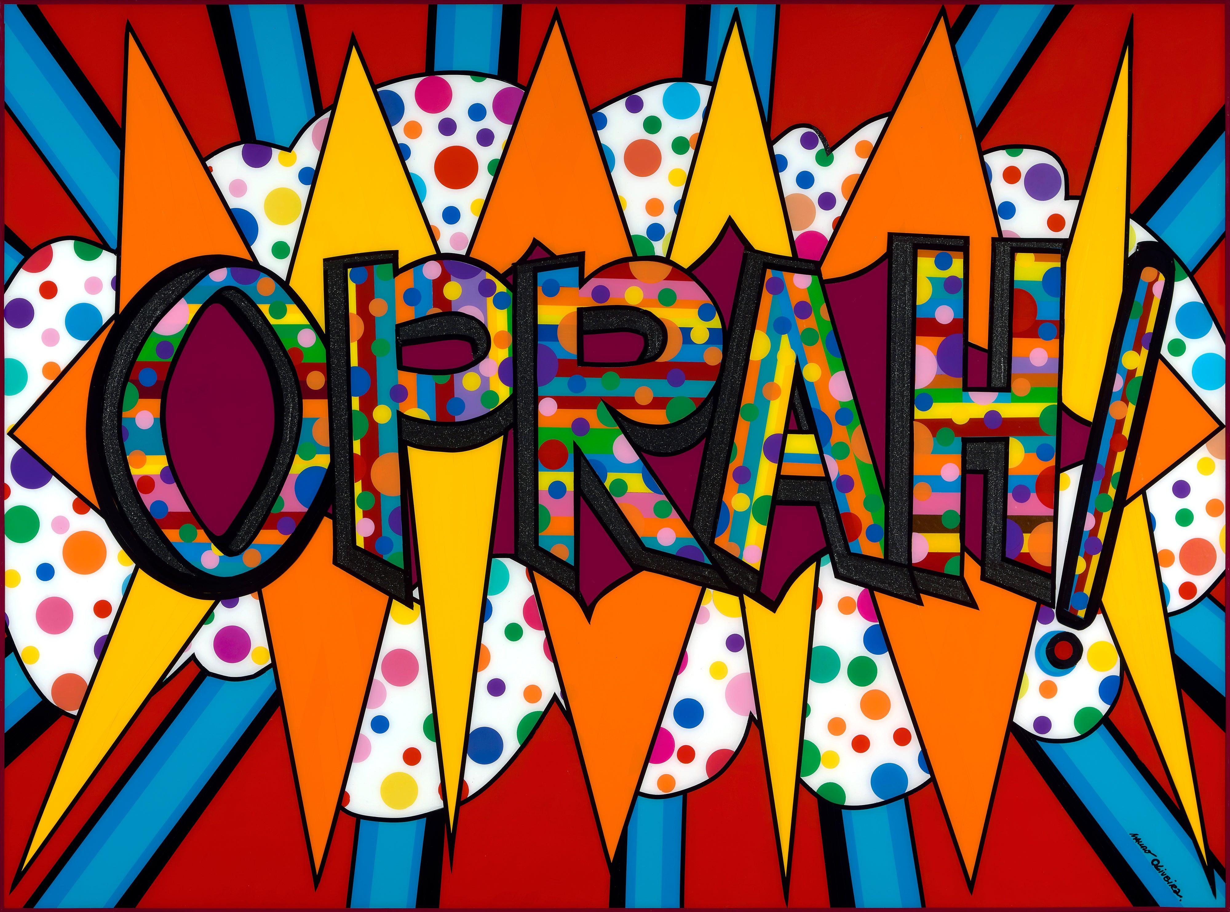 Mauro Oliveira Print – Oprah! A True Pop Icon II (Druck inimitierter Auflage)