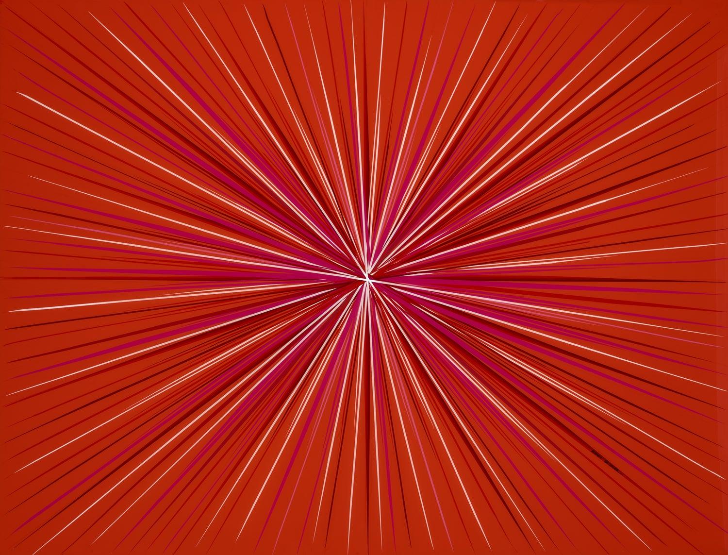 Abstract Print Mauro Oliveira - Galaxy rose (impression à tirage limité)