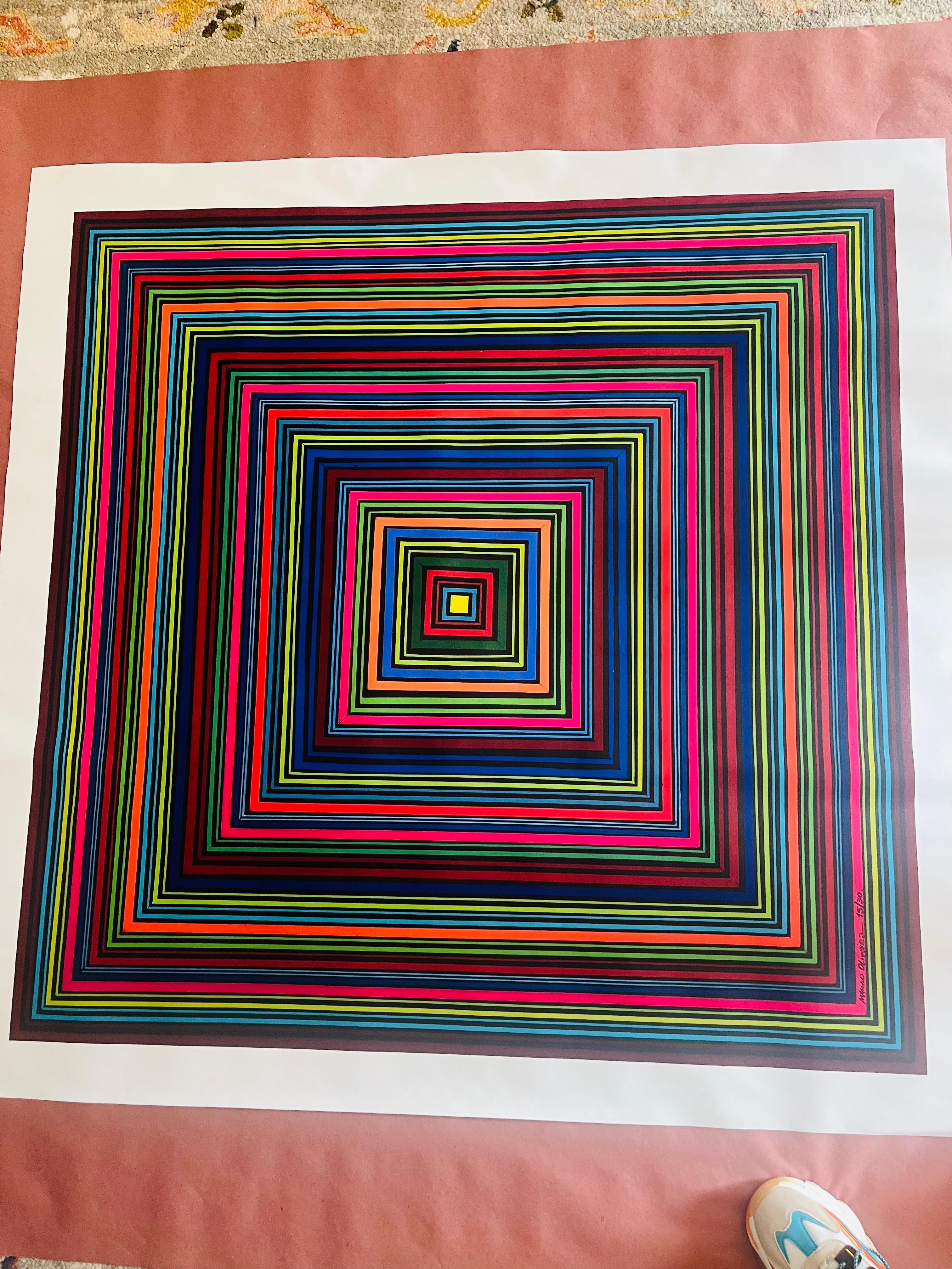RAINBOW EPICENTER I (LIMITED EDITION OF ONLY 30 PRINTS ON CANVAS) For Sale 1