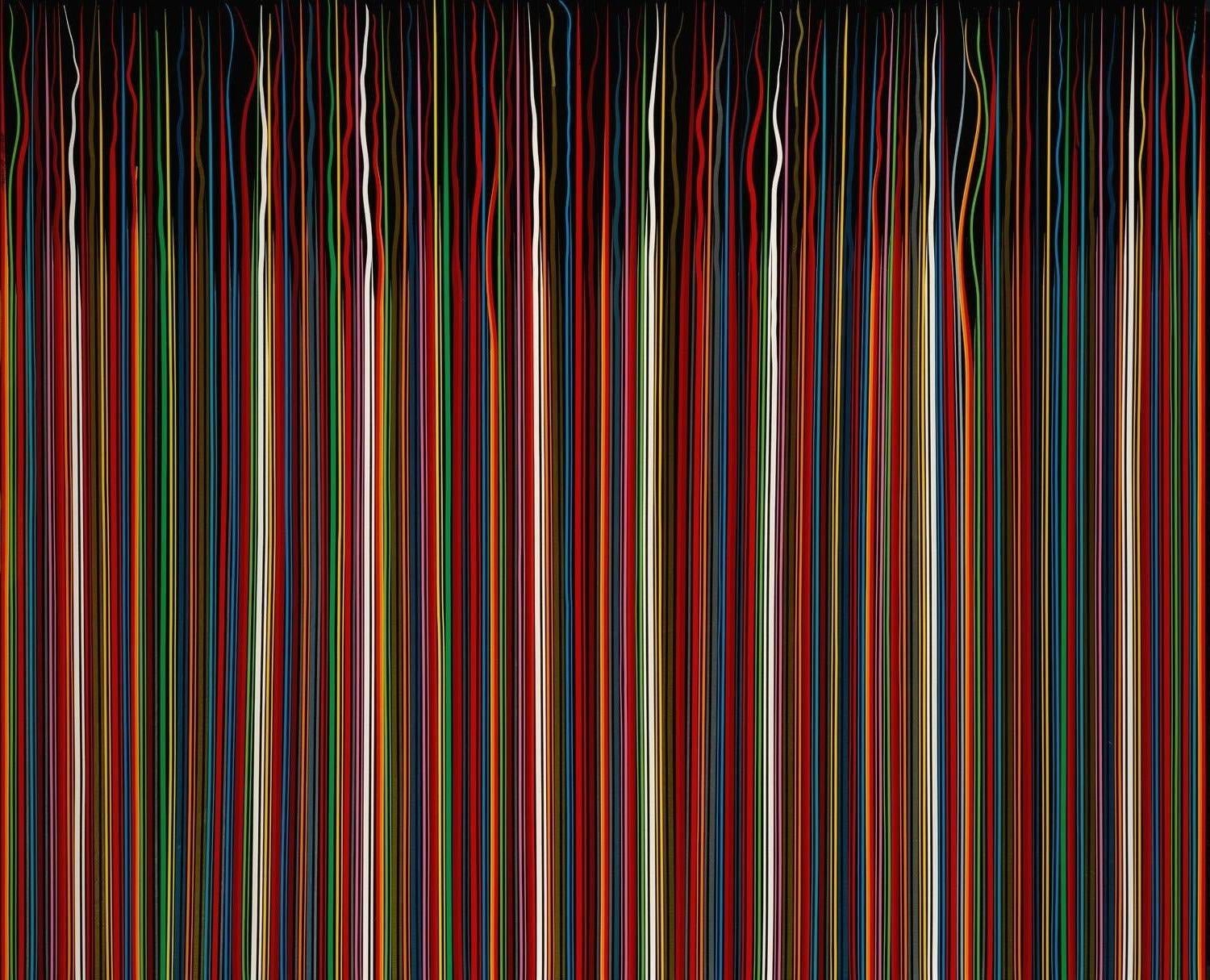 Mauro Oliveira Abstract Print - Rainbow Rain IV (Limited Edition Print)