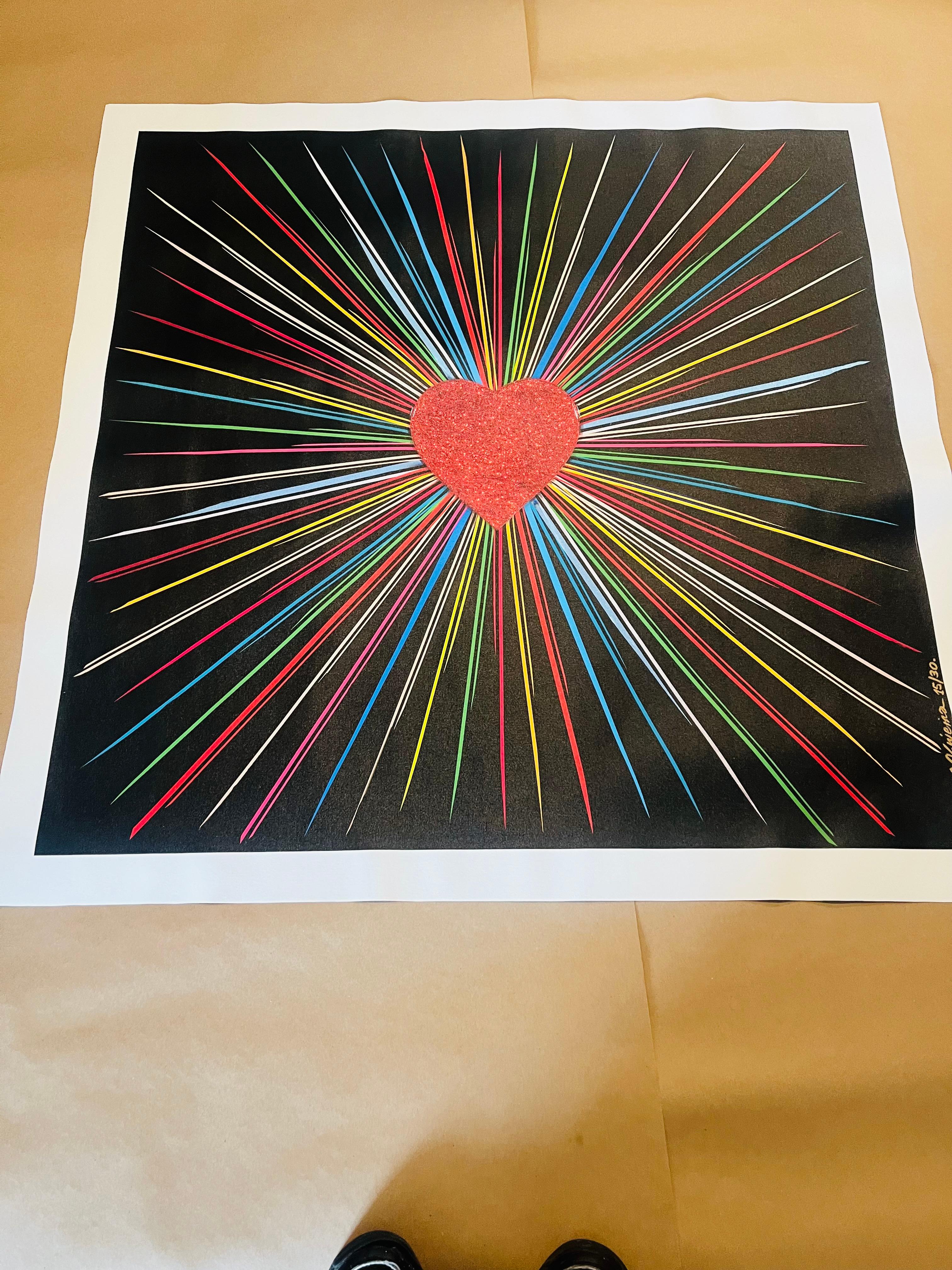 Sacred Heart (Limited Edition Print Of Only 30 Prints) For Sale 2