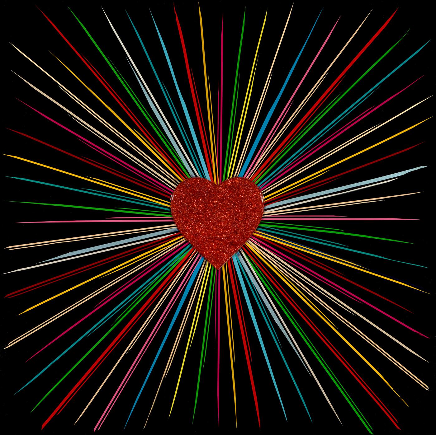 Mauro Oliveira Figurative Print - Sacred Heart (Limited Edition Print Of Only 30 Prints)