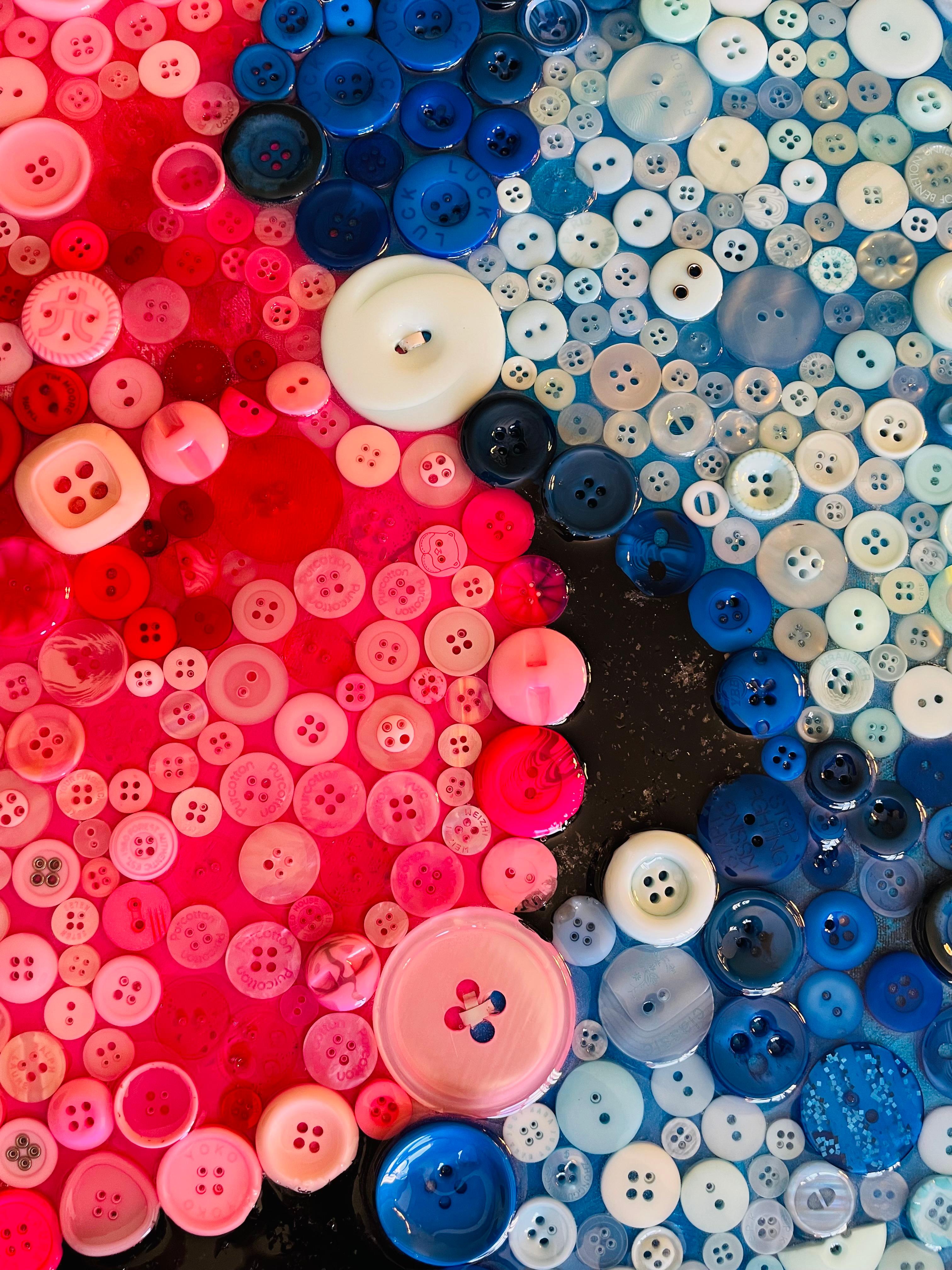 STITCHED TOGETHER LOVE (Limited Edition Of Only 30 40X40 Prints On Canvas) For Sale 12