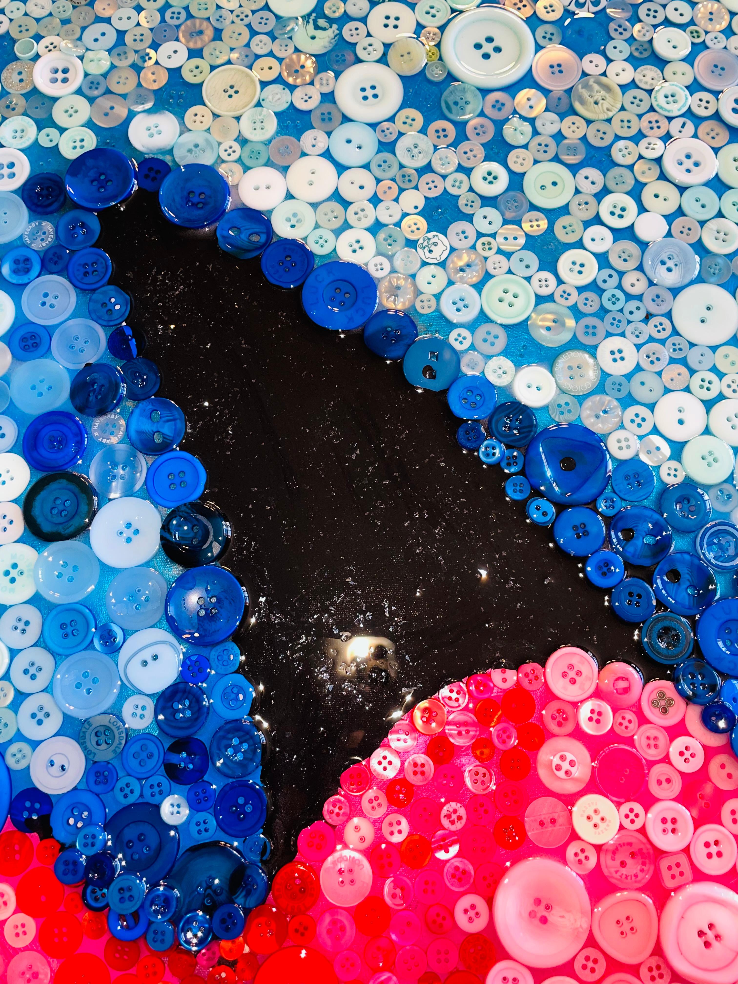 STITCHED TOGETHER LOVE (Limited Edition Of Only 30 40X40 Prints On Canvas) For Sale 14