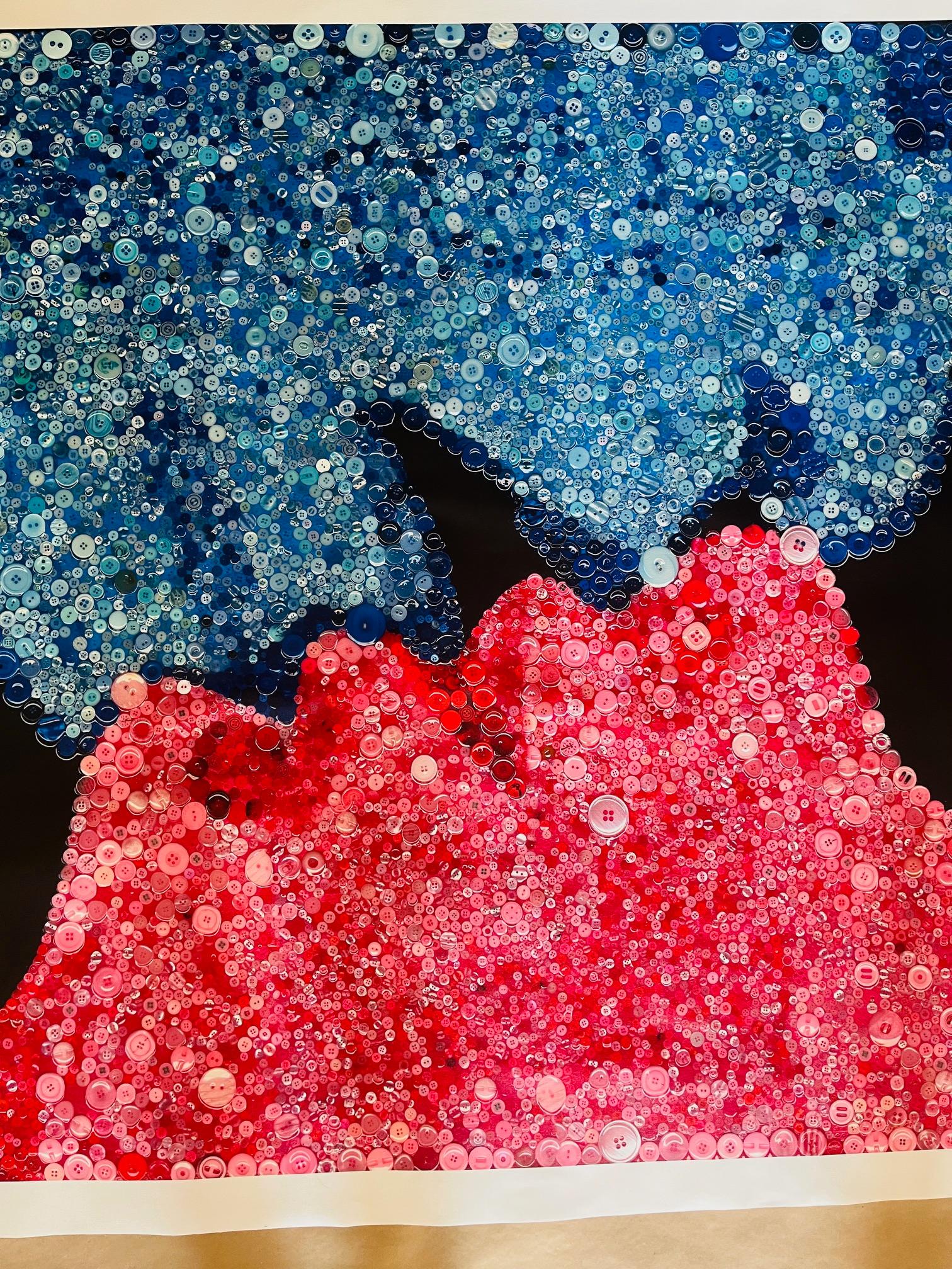 STITCHED TOGETHER LOVE (Limited Edition Of Only 30 40X40 Prints On Canvas) For Sale 5