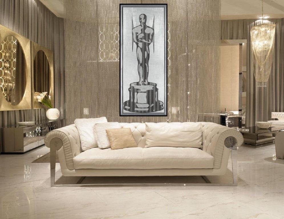 Super Silver Oscar (Limited Edition Print) - Black Portrait Print by Mauro Oliveira