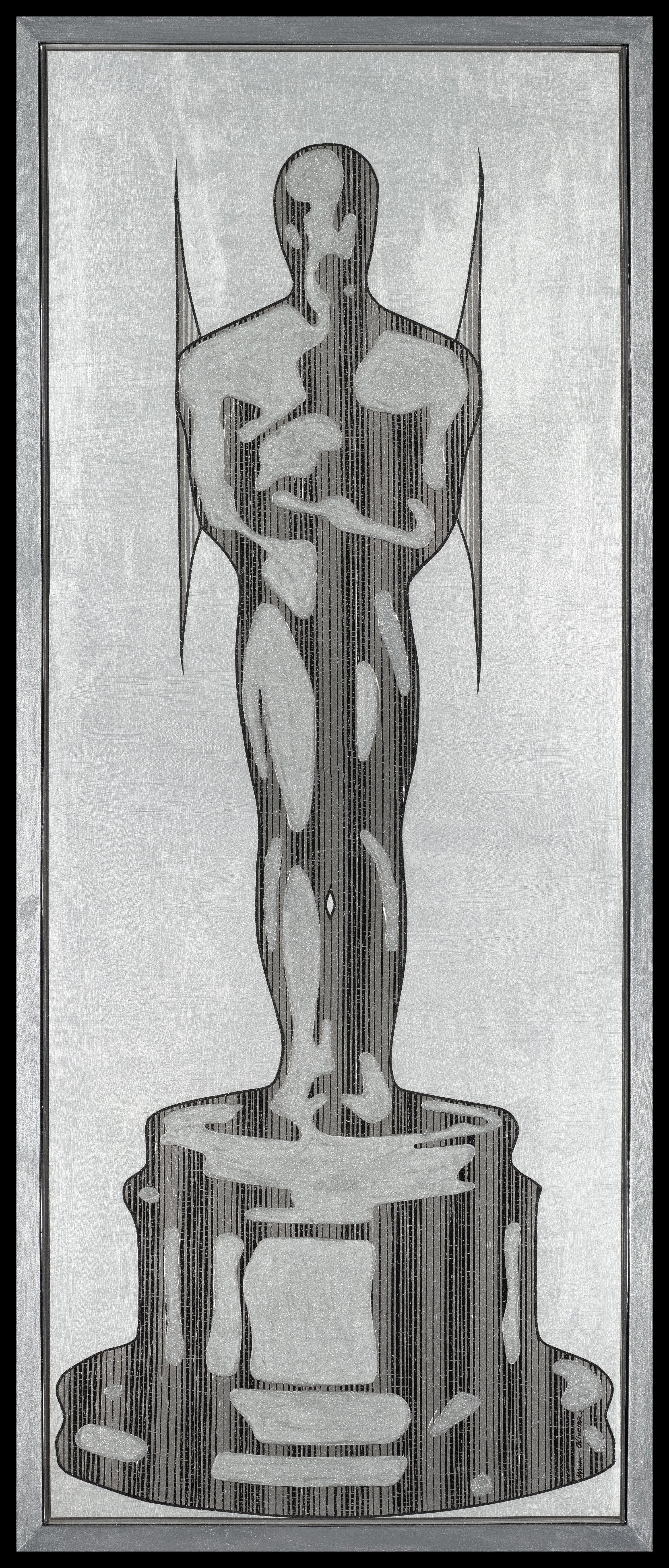 Mauro Oliveira Portrait Print – Oscar Super Silver Oscar (Druck in limitierter Auflage)