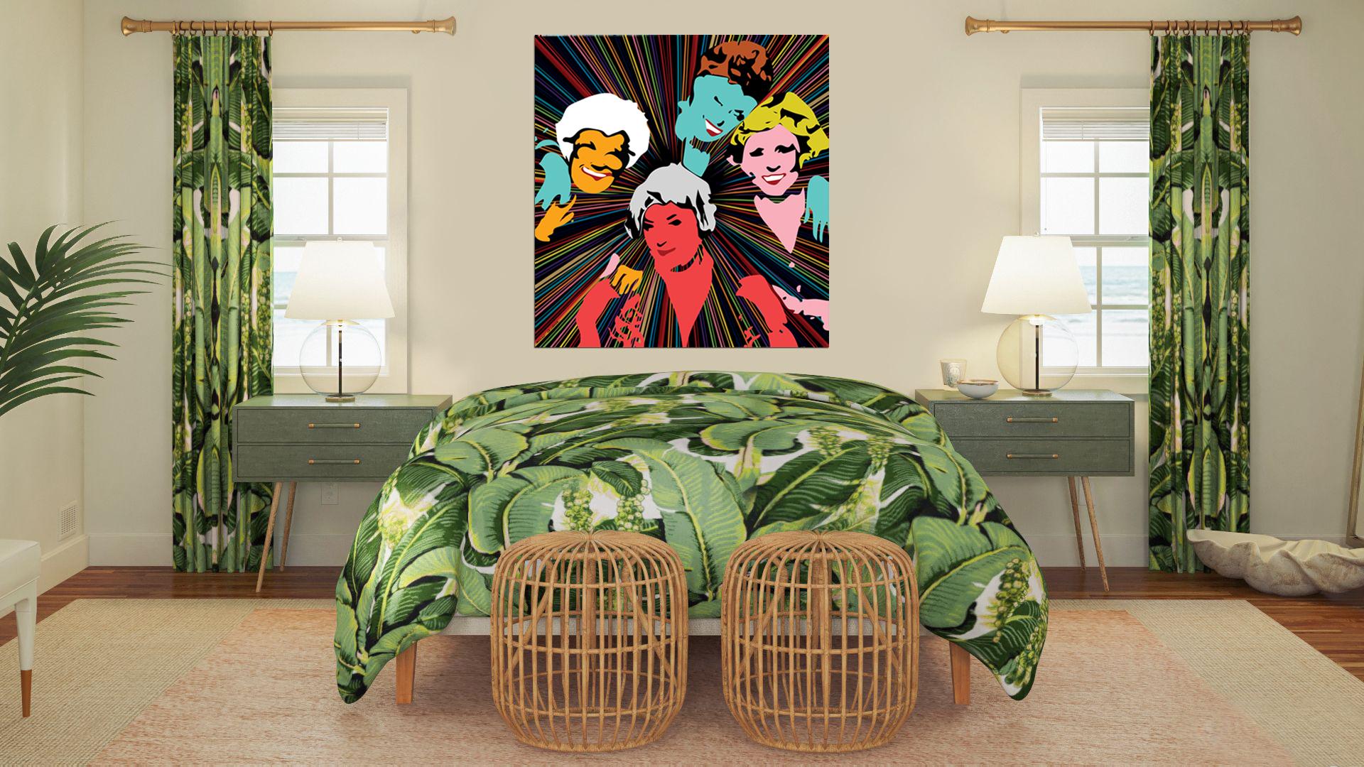 THANK YOU FOR BEING A FRIEND! (Limited Edition Of Only 30 Prints) - Black Abstract Print by Mauro Oliveira